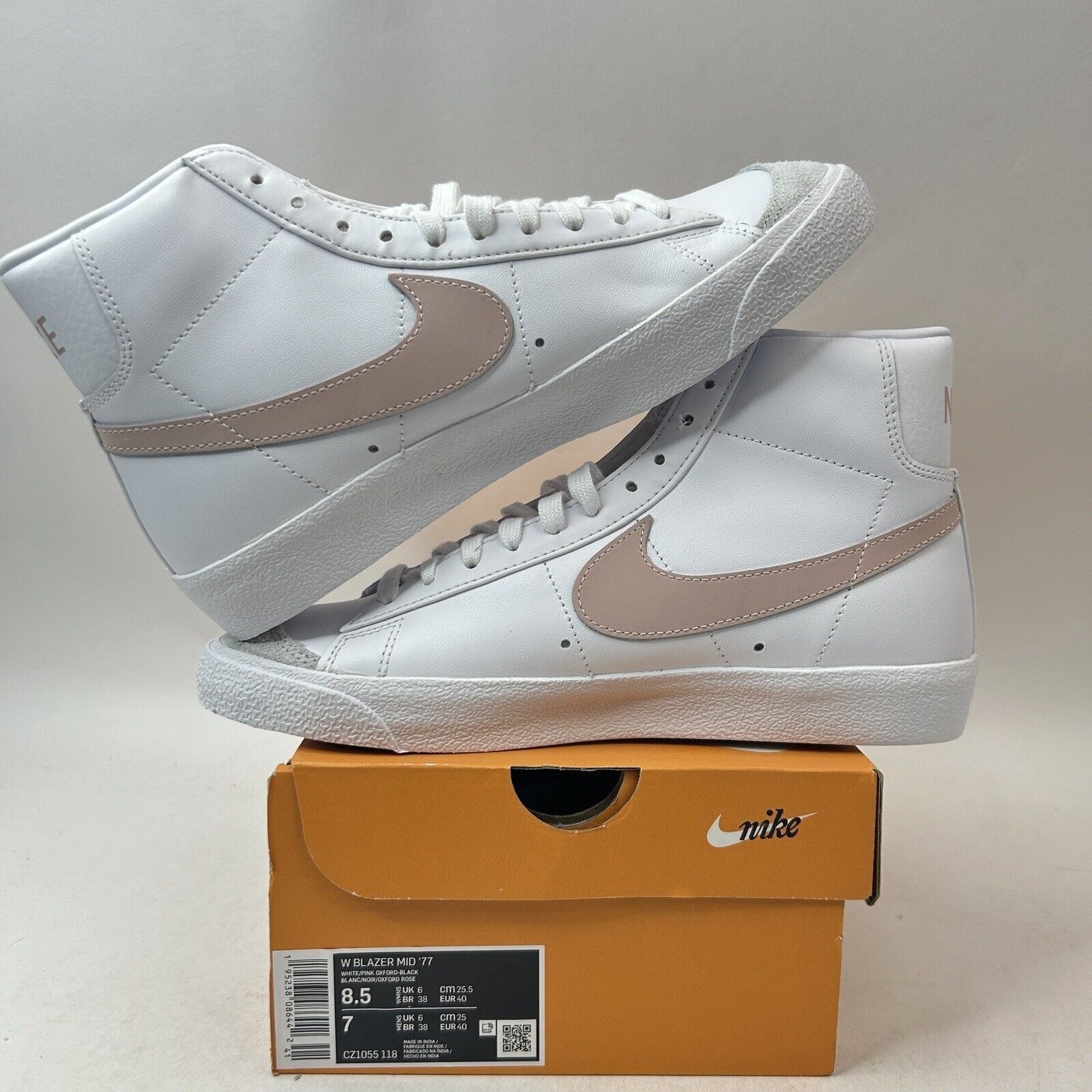Nike Nike Blazer Mid 77 Vintage WMNS “Pink Oxford” 2024 Size US 8.5 / IT 38.5 - 3 Thumbnail