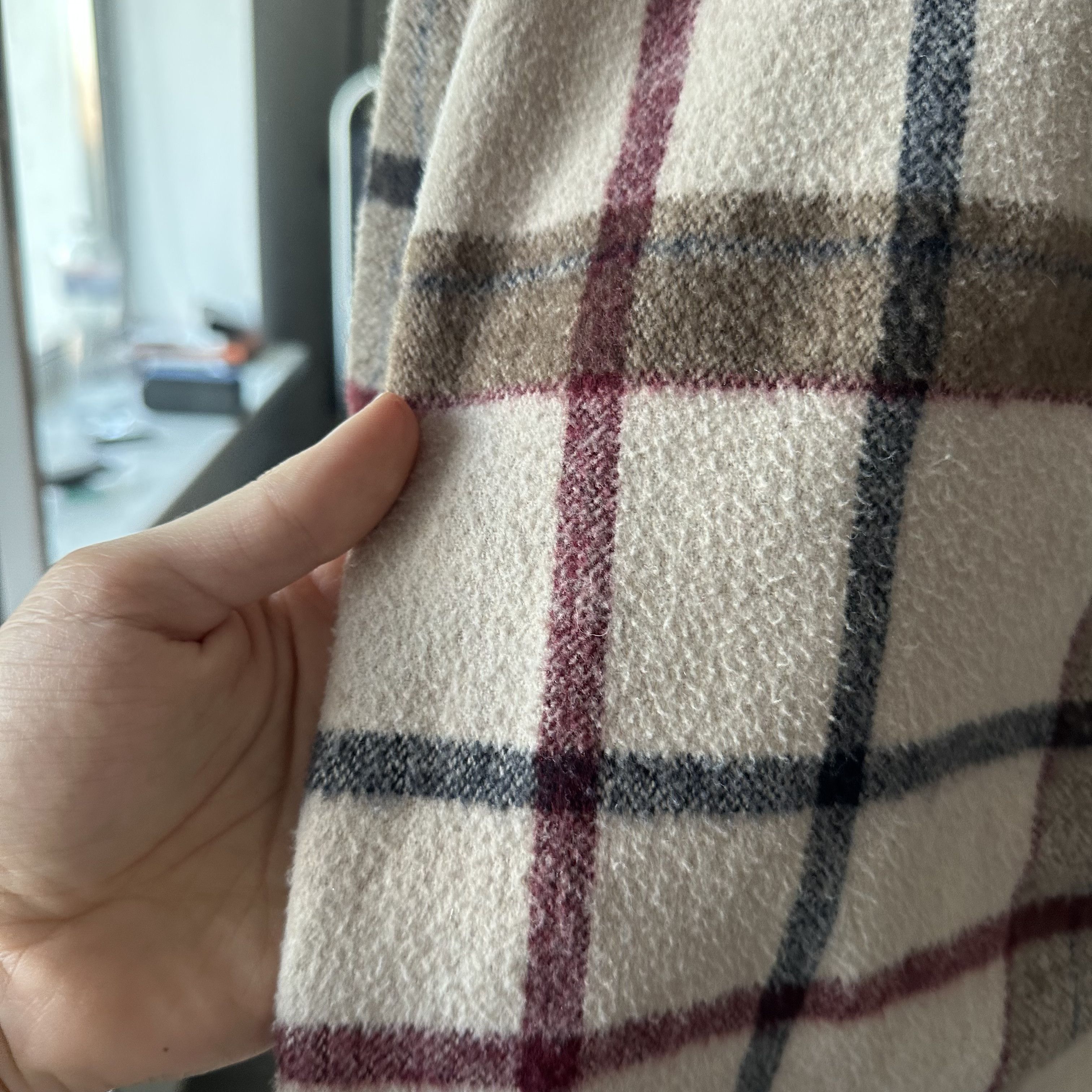 Japanese Brand Scamm Vintage Flannel Shirt Light Avant Garde Beige Jacket Size US M / EU 48-50 / 2 - 4 Thumbnail