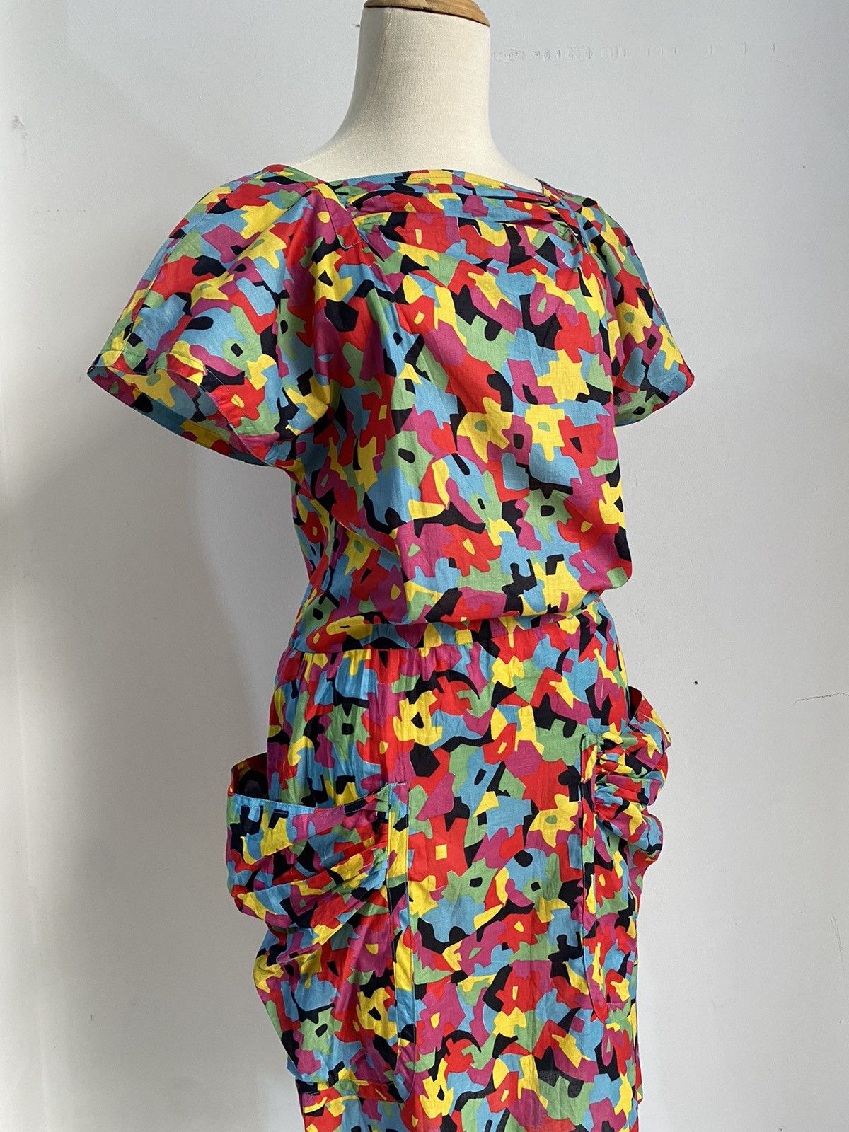 Fendi × Vintage Vintage 1980s Fendi Floral Print dress Size M / US 6-8 / IT 42-44 - 3 Thumbnail