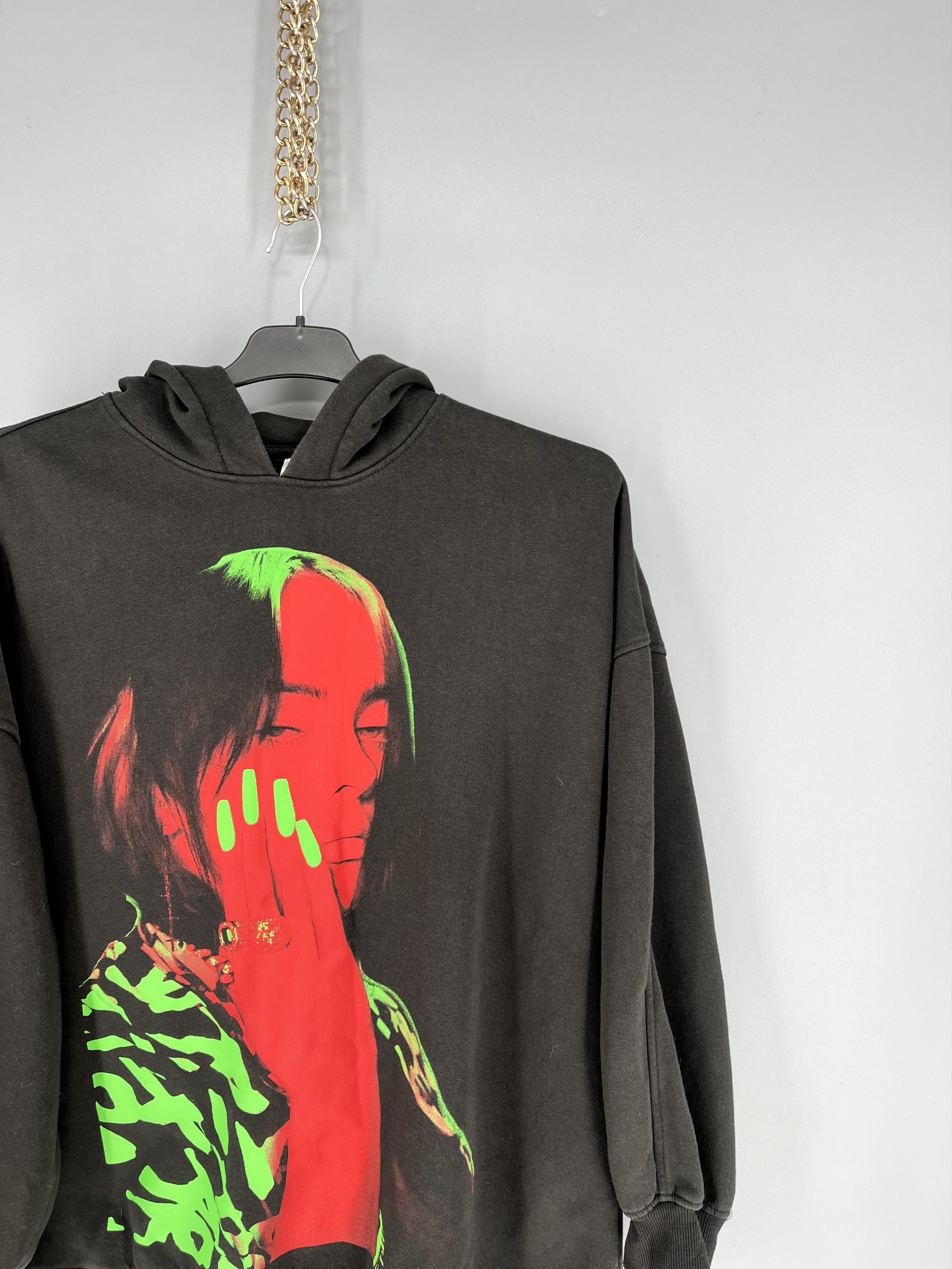 Billie Eilish Vintage Y2K Billie Eilish Oversize Hoodie Size:S Size US S / EU 44-46 / 1 - 5 Thumbnail