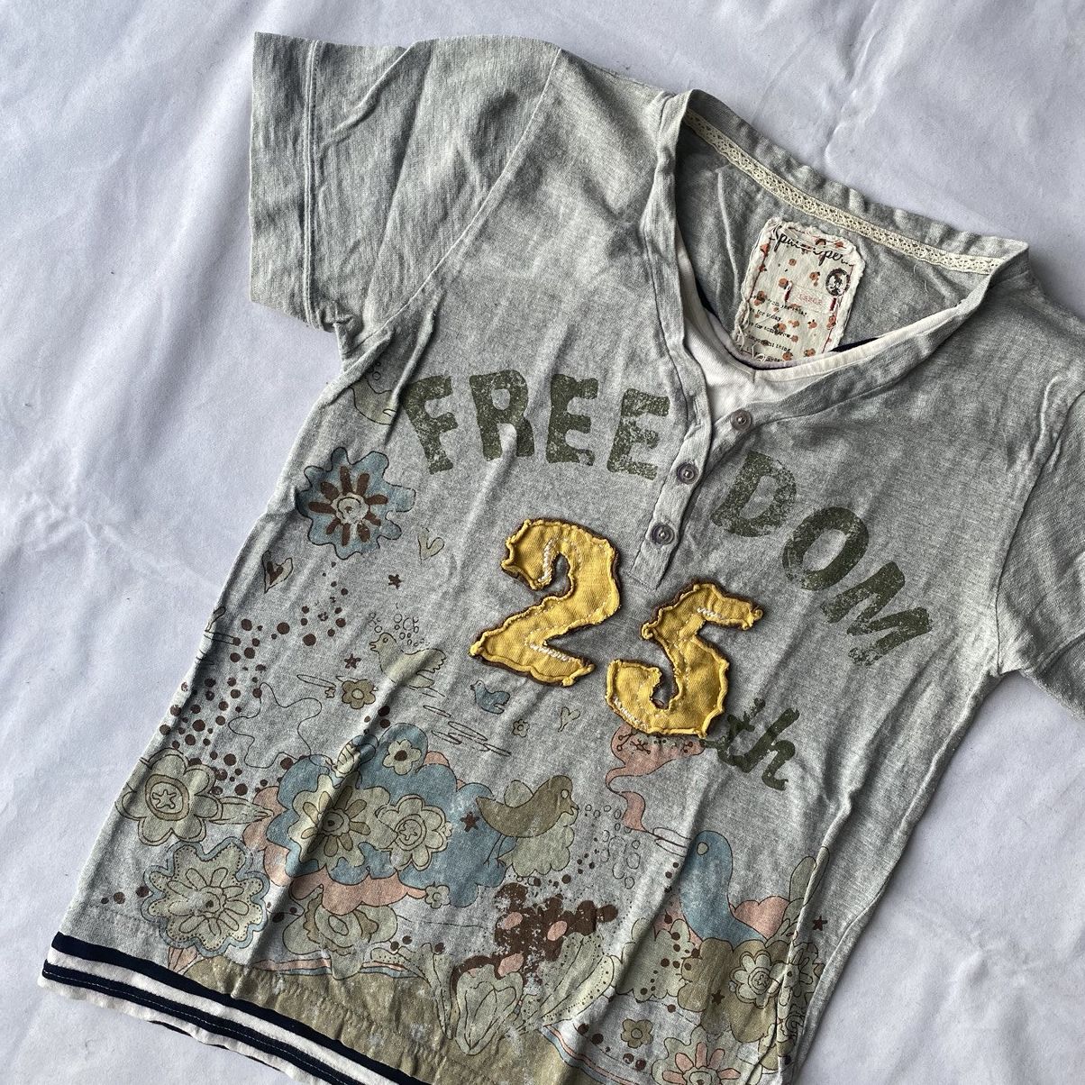 If Six Was Nine × Japanese Brand × Le Grande Bleu (L.G.B.) Freedom Japanese Style Double Layer Striped Tees Size US L / EU 52-54 / 3 - 5 Thumbnail