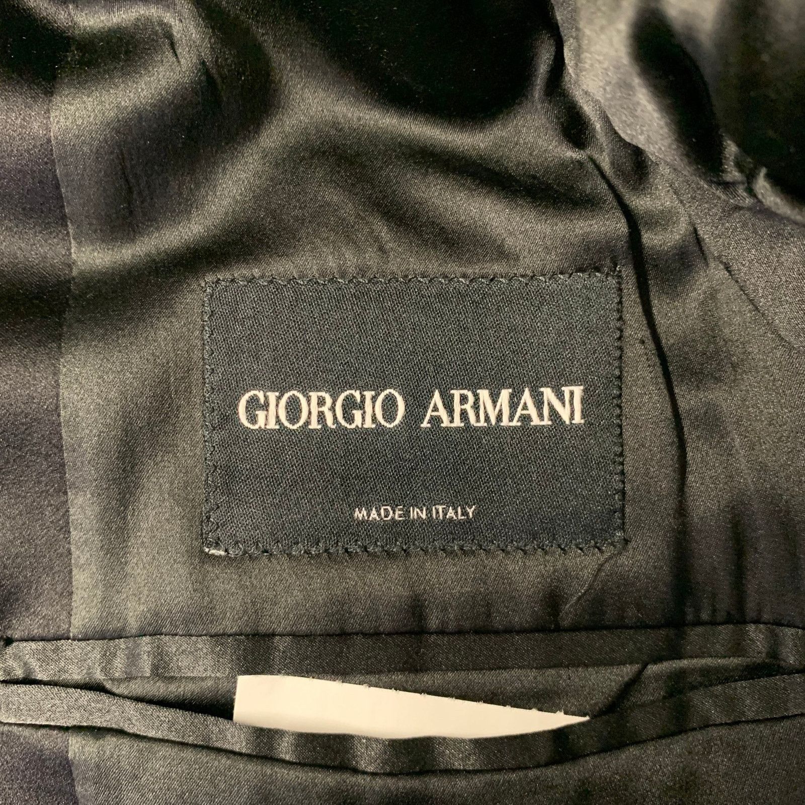 Emporio Armani EMPORIO ARMANI Size 44 Black Wool Peak Lapel Sport Coat Size 44R - 5 Thumbnail