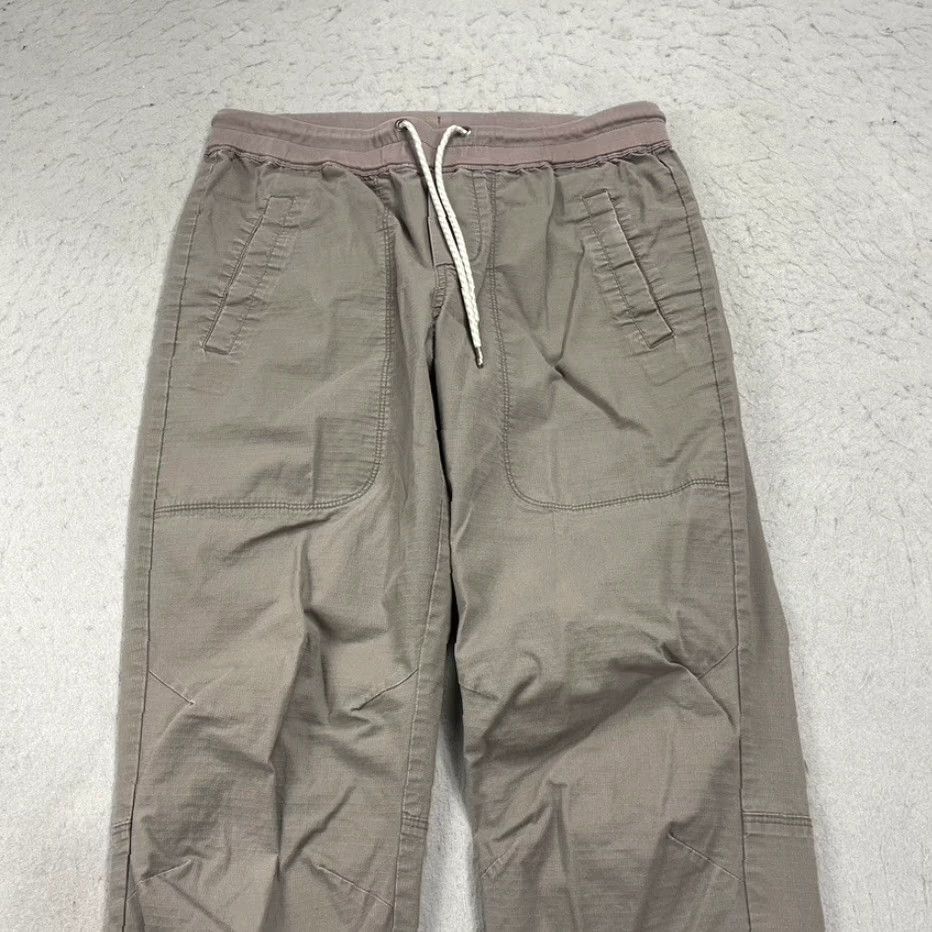 Vuori Vuori Pants Mens Large Gray Beige Cotton Jogger Traveler V434 - Activewear Pockets Adjustable Waist Tapered Regular Inseam 30" Men’s Pants Size US 33 - 2 Thumbnail