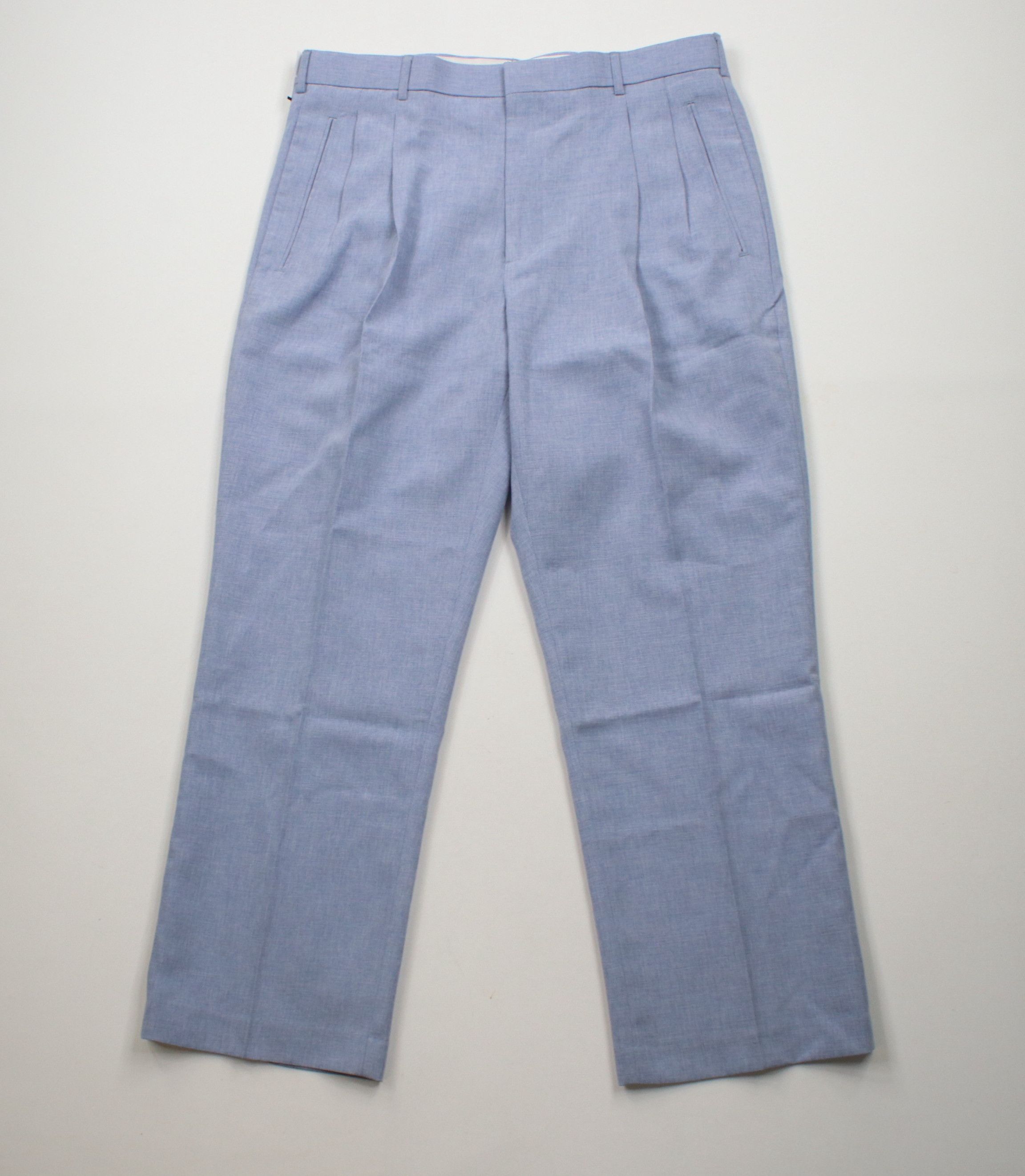 Vintage Deadstock Vintage 90s Streetwear Knit Wide Leg Chino Pants Size US 36 / EU 52 - 1 Thumbnail