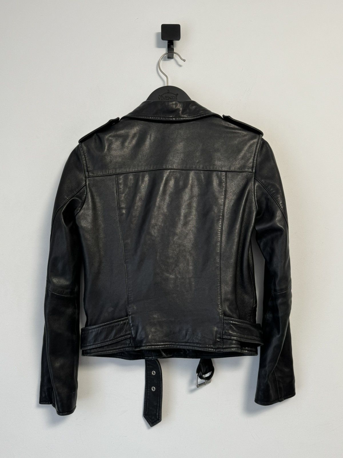 Allsaints ALLSAINTS Balfern Biker Jacket Black Motorcycle Short US 4 Size S / US 4 / IT 40 - 21 Thumbnail