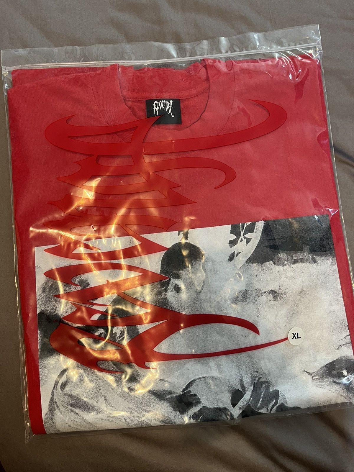 Revenge Revenge x Juice Wrld Sacrifice of Isaac Tee Red Size US XL / EU 56 / 4 - 5 Thumbnail
