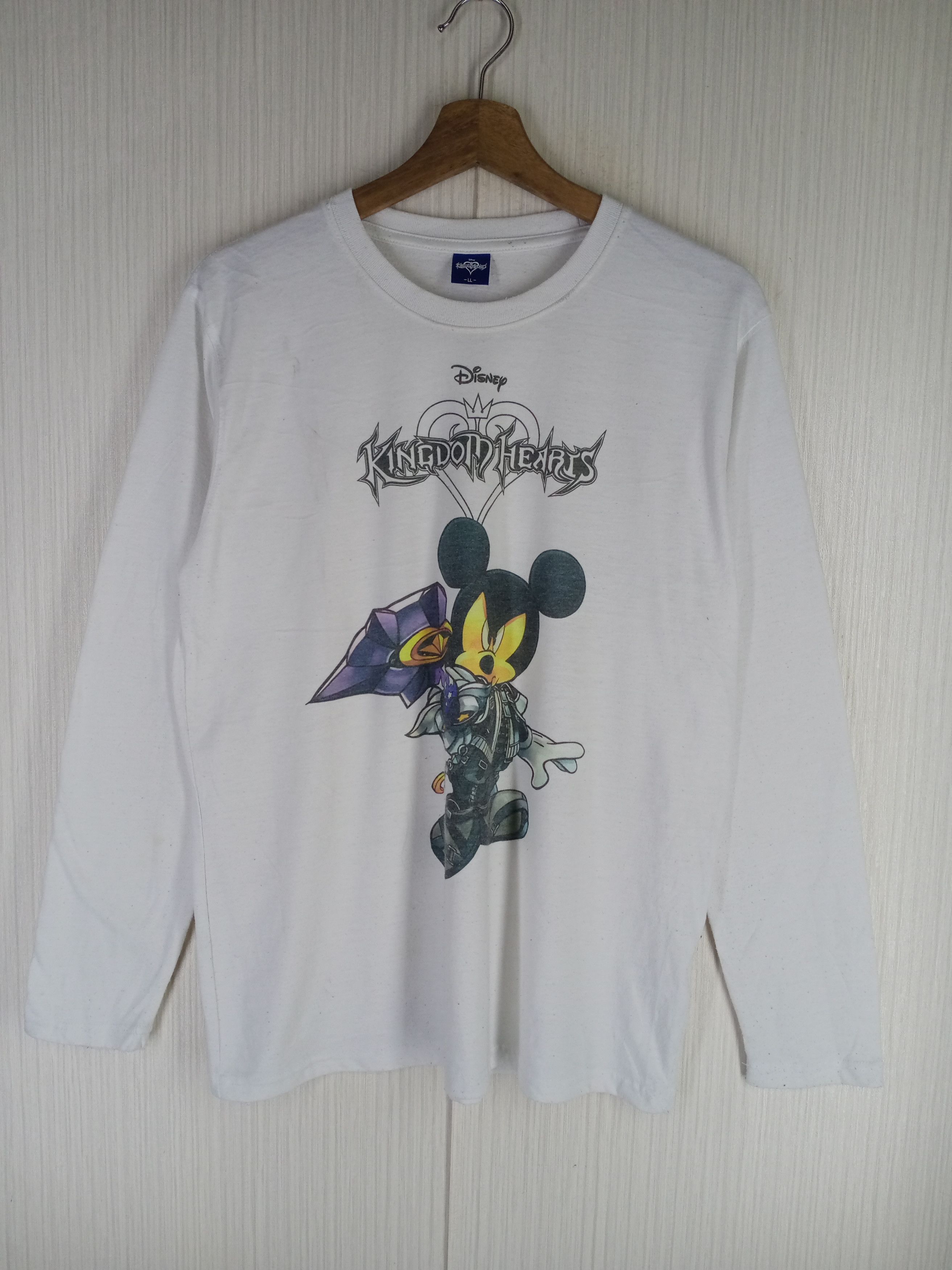 Disney Vintage Y2K Disney Kingdom Hearts Mickey L/S Tshirt Size US L / EU 52-54 / 3 - 2 Thumbnail