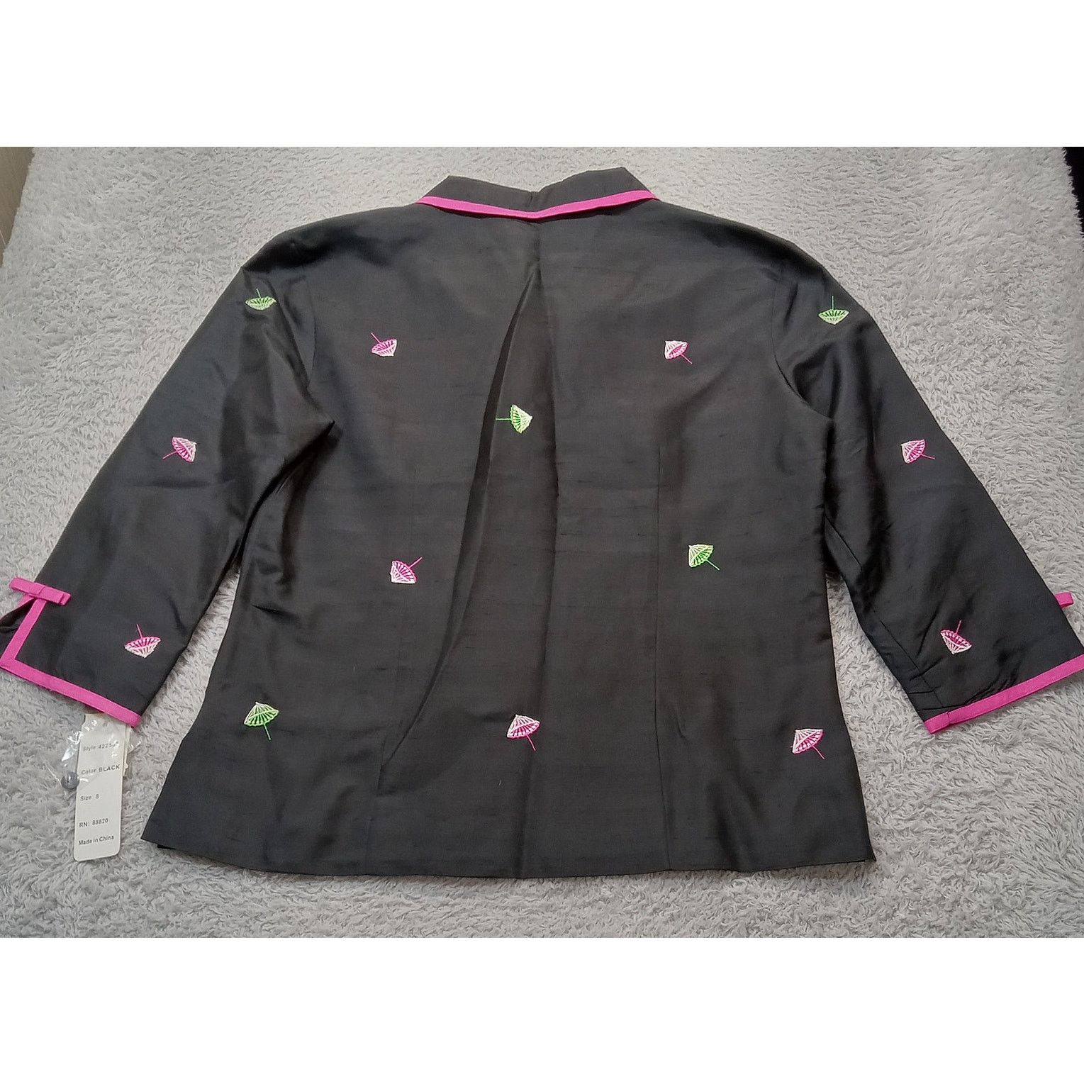 & Other Stories Silkland Blazer Jacket 6 Women's Embroidered Lined New Size S / US 4 / IT 40 - 2 Thumbnail
