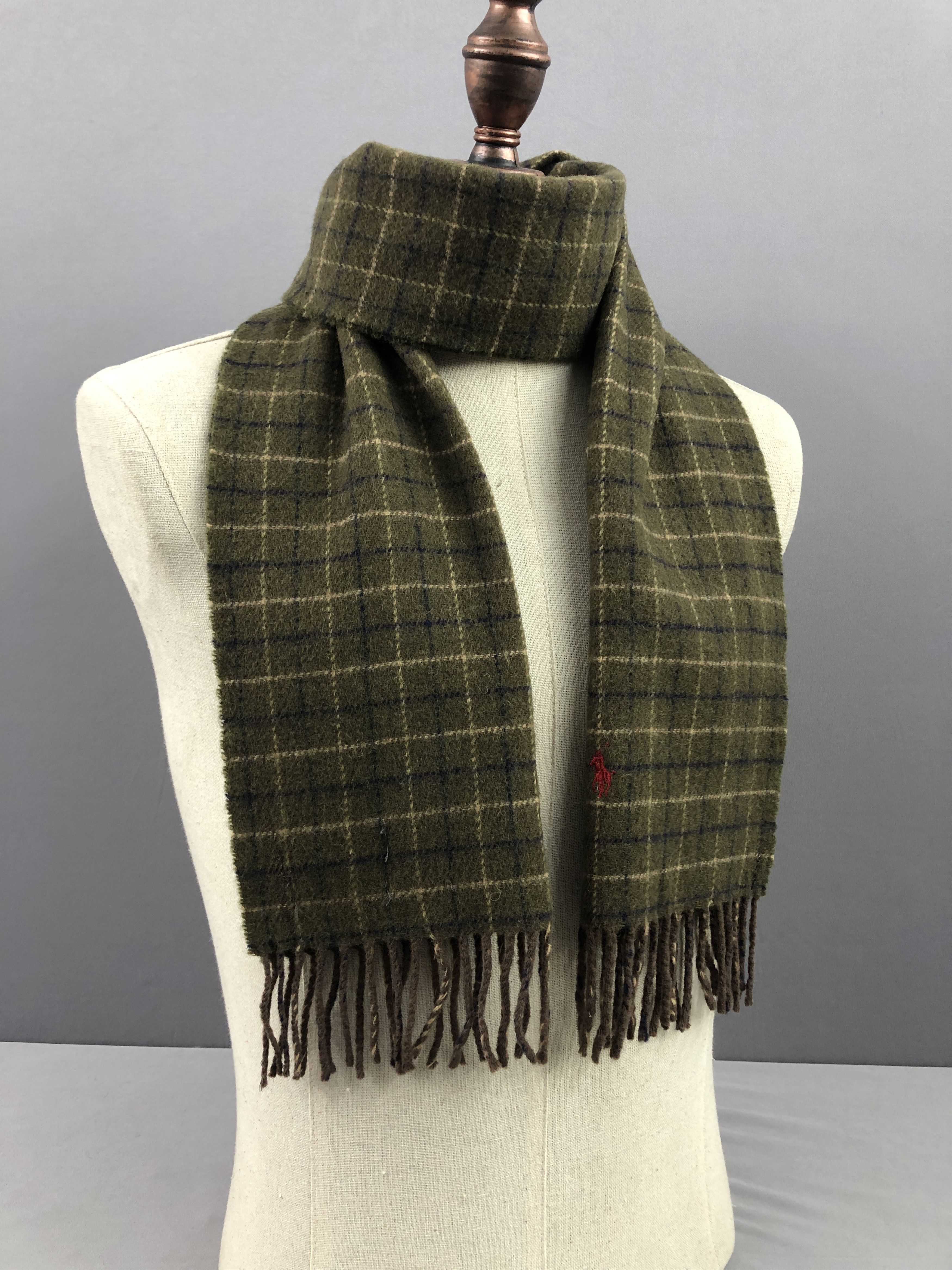 Polo Ralph Lauren Vintage Polo Ralph Lauren Wool Scarf / Muffler / Neckwear Size ONE SIZE - 2 Thumbnail