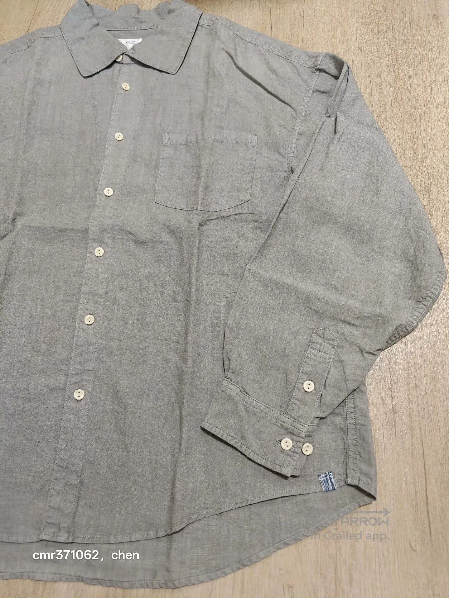 Visvim VISVIM 23SS PALMER SHIRT L/S DMGD LINEN. Size US M / EU 48-50 / 2 - 3 Thumbnail