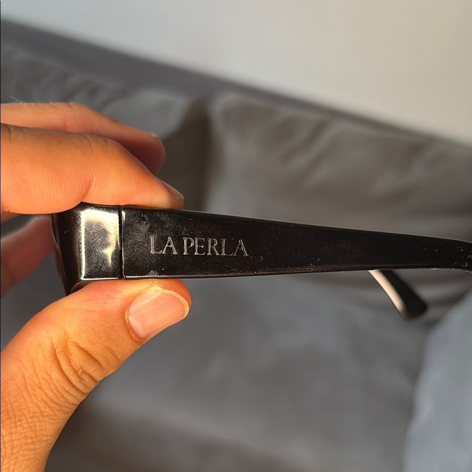La Perla La Perla Black Sunglasses Size ONE SIZE - 7 Thumbnail