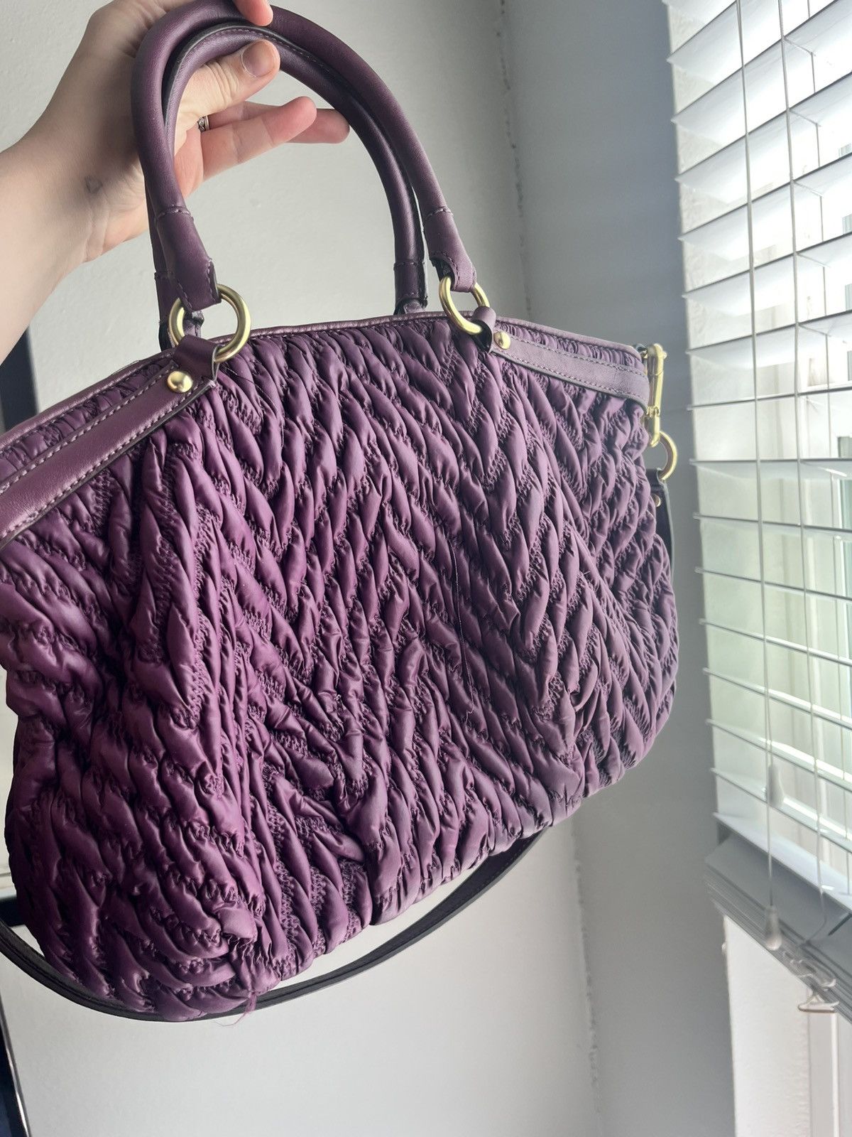 Coach 70th Anniversary Purple Quilted Coach Size ONE SIZE - 3 Thumbnail