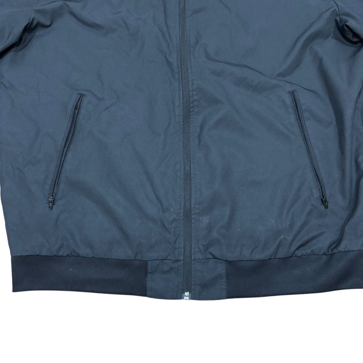 Adidas Rare Adidas Anthem Tape Bomber Windbreaker Jacket Black L Size US L / EU 52-54 / 3 - 3 Thumbnail