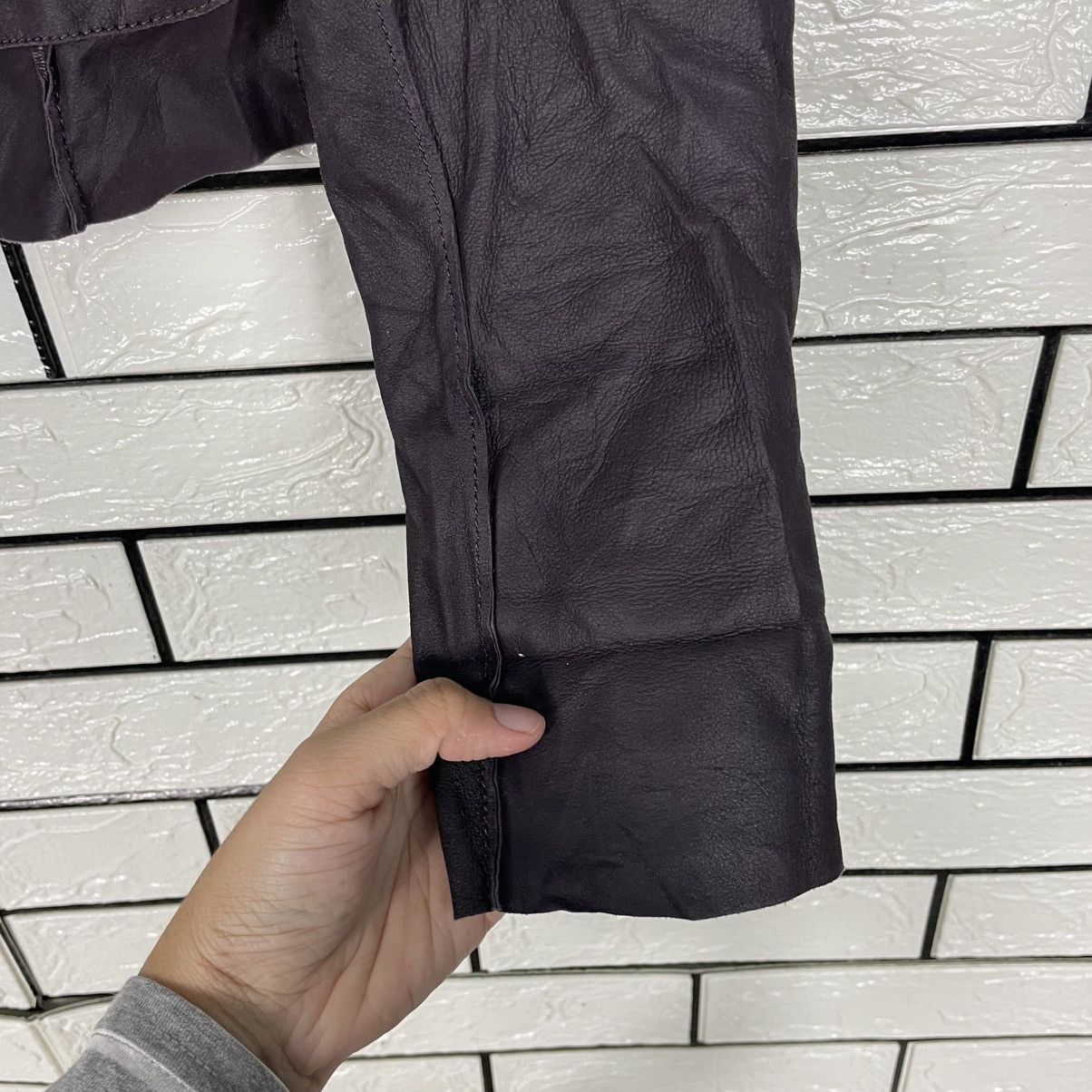 Laurel Laurel Crop Leather Jacket Size XS / US 0-2 / IT 36-38 - 13 Thumbnail