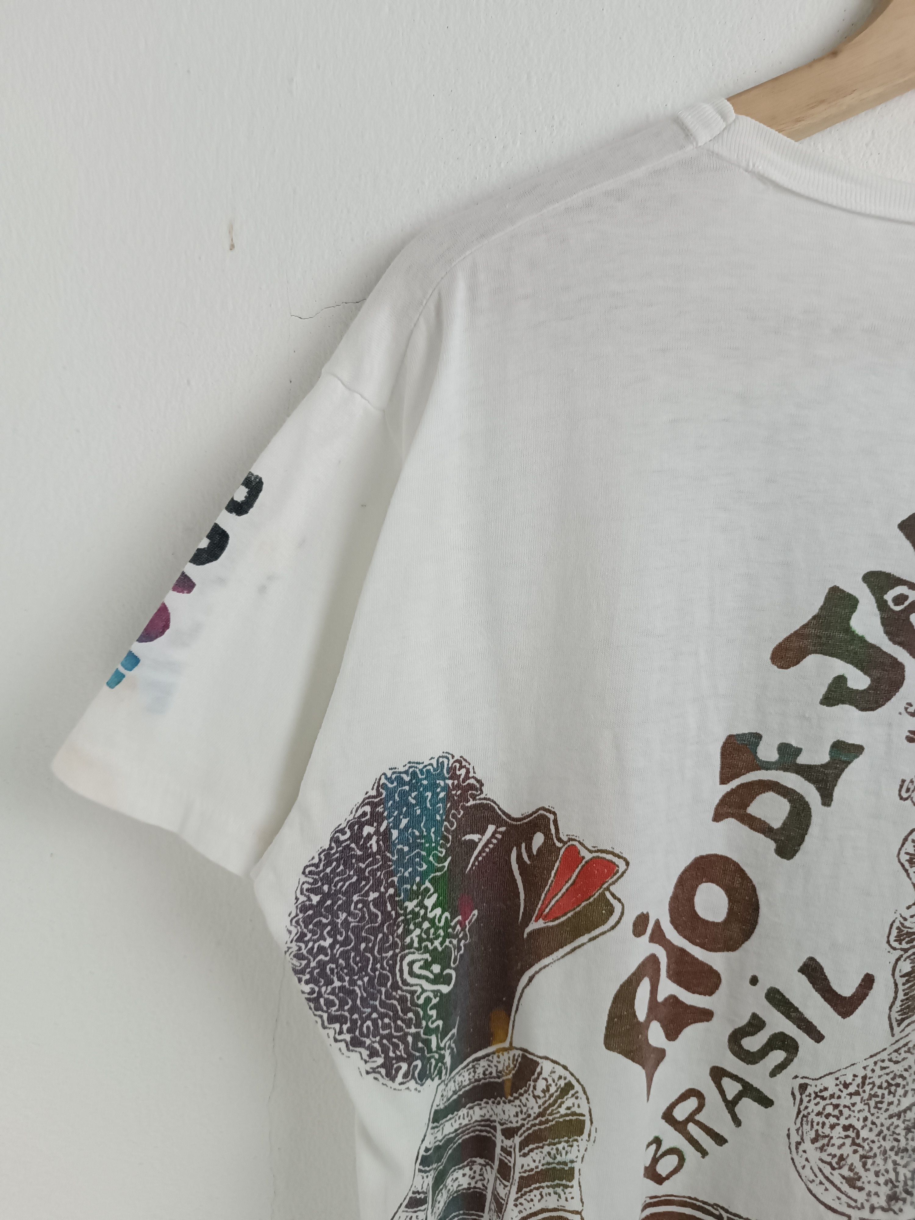 Vintage VINTAGE 80'S RIO DE JANEIRO BRASIL SAMBA VERY RARE TEE Size US M / EU 48-50 / 2 - 16 Thumbnail