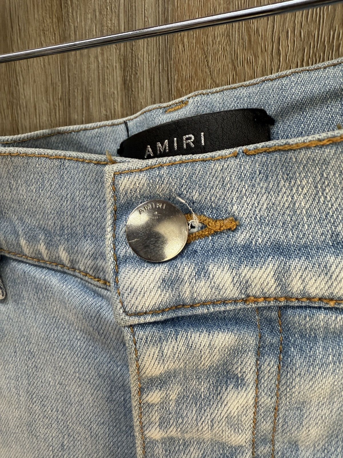 Amiri Amiri Blue MX1 Camo Denim Jeans Size US 31 - 6 Thumbnail