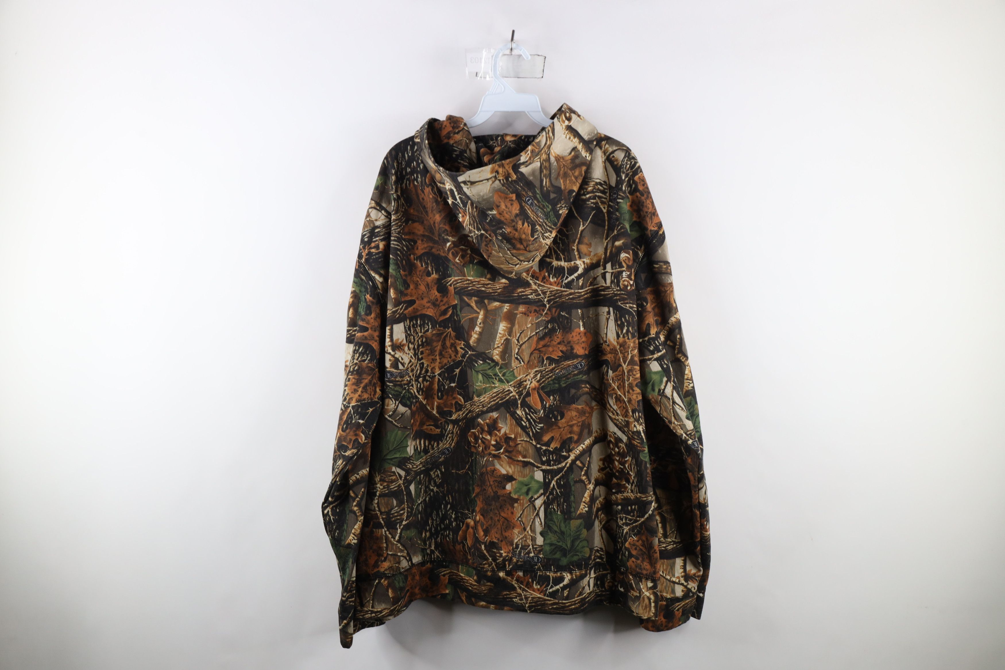 Cabelas × Vintage Vintage Cabelas Spell Out Camouflage Hoodie Sweatshirt Size US XXL / EU 58 / 5 - 11 Thumbnail