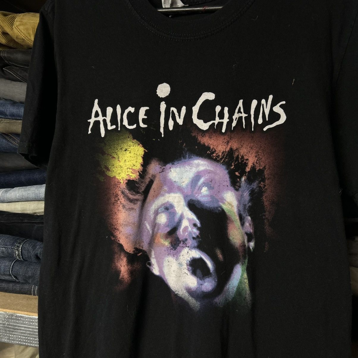 Band Tees Vintage Alice In Chains big graphic logo 2000’s rock band te Size US M / EU 48-50 / 2 - 2 Thumbnail
