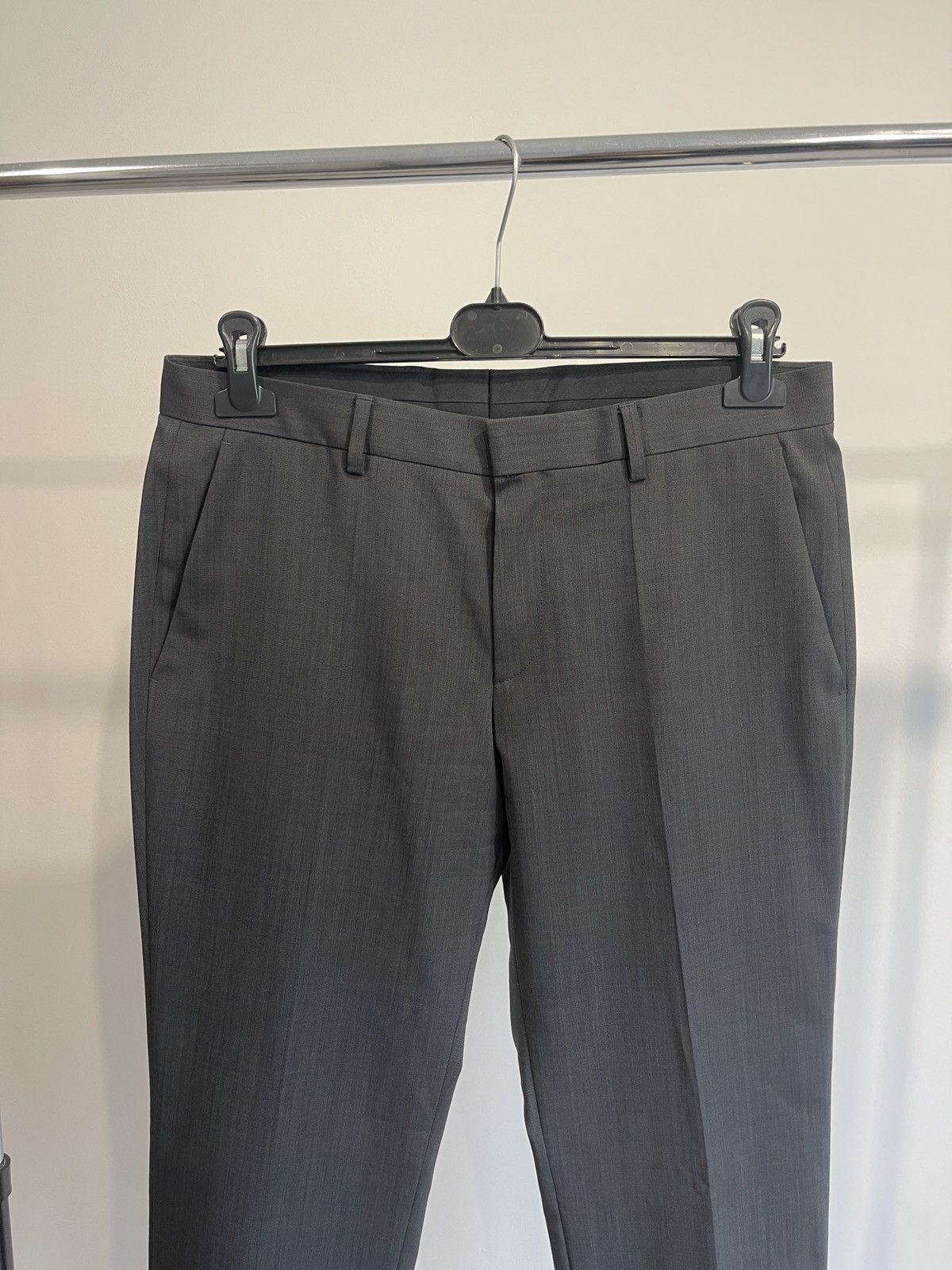 Hugo Boss Hugo boss classic trousers grey mens Size 38R - 2 Thumbnail