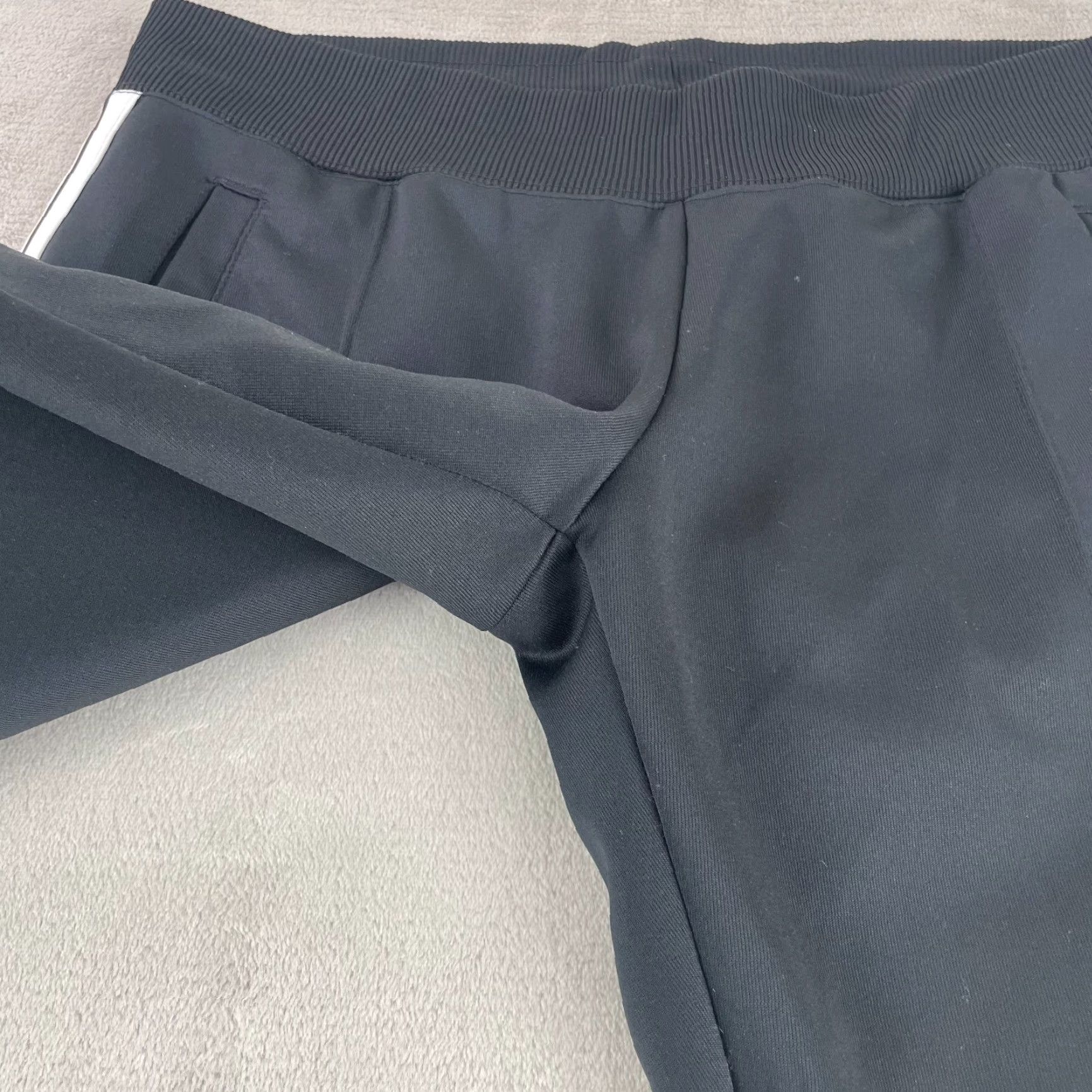 Nike NIKE Striker Warm Up Pants Women L Black Striped Ankle Zip Activewear Size 36" / US 14 / IT 50 - 4 Thumbnail