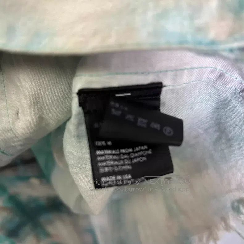 Amiri Amiri Green checkered tie-dye shirt Size US L / EU 52-54 / 3 - 3 Thumbnail