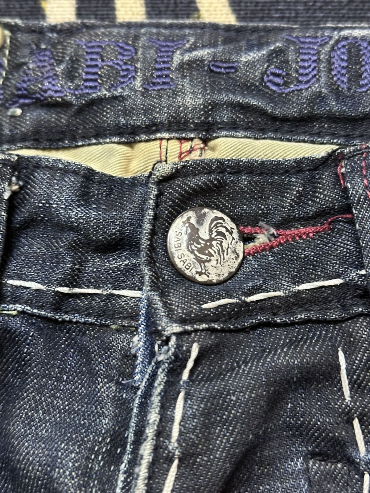 Kapital Vintage Sabi 09 Whiskers Avant Garde Style Jeans Size US 27 - 10 Thumbnail