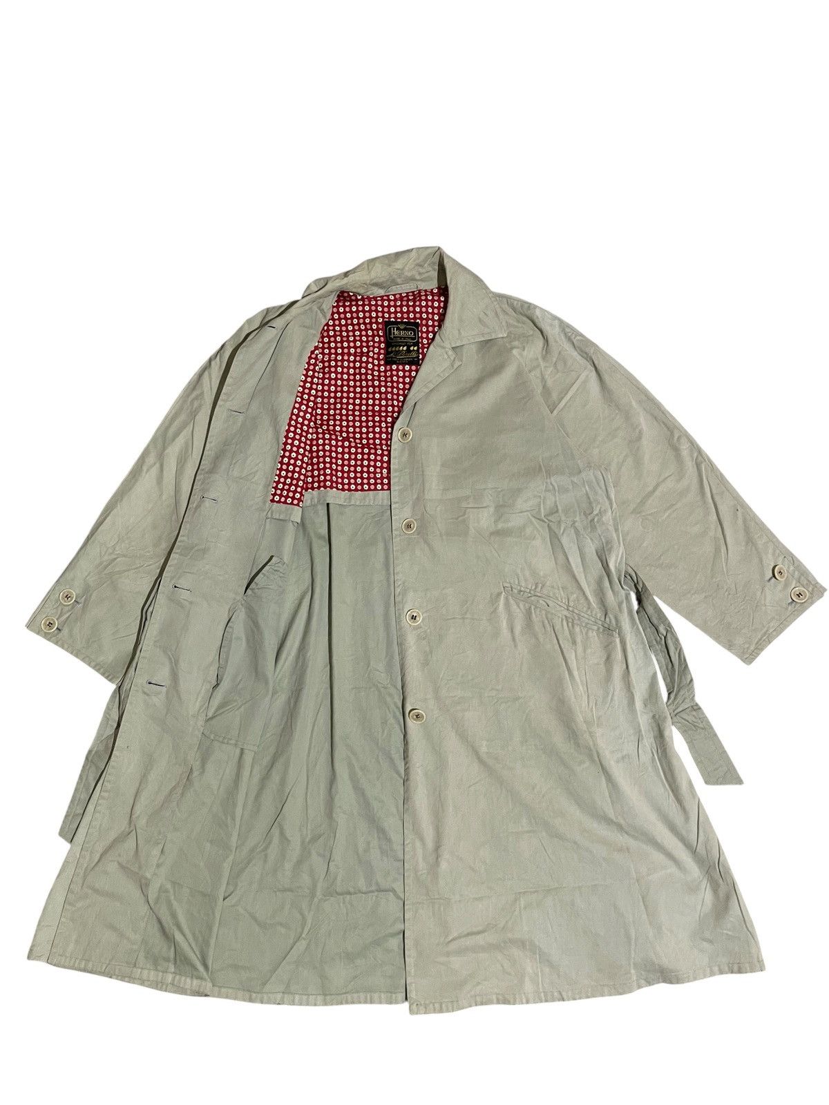 Herno 1970s Herno For Borelli Trench Coat Size US L / EU 52-54 / 3 - 5 Thumbnail