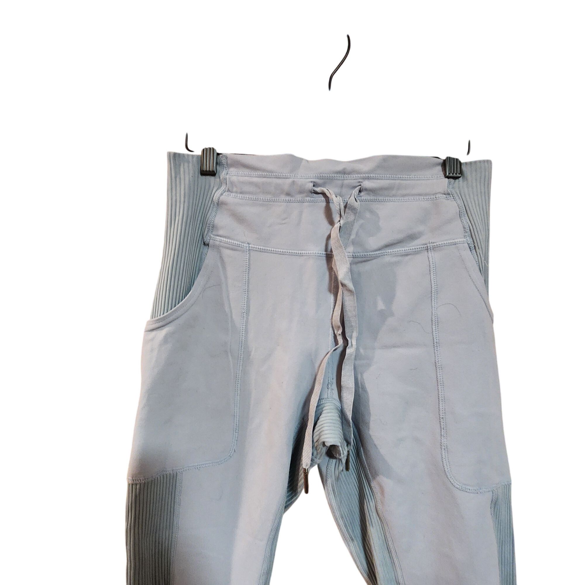 Other Glyder Womens Light Blue Drawstring High-Waist Activewear Pa Size 28" / US 6 / IT 42 - 2 Thumbnail