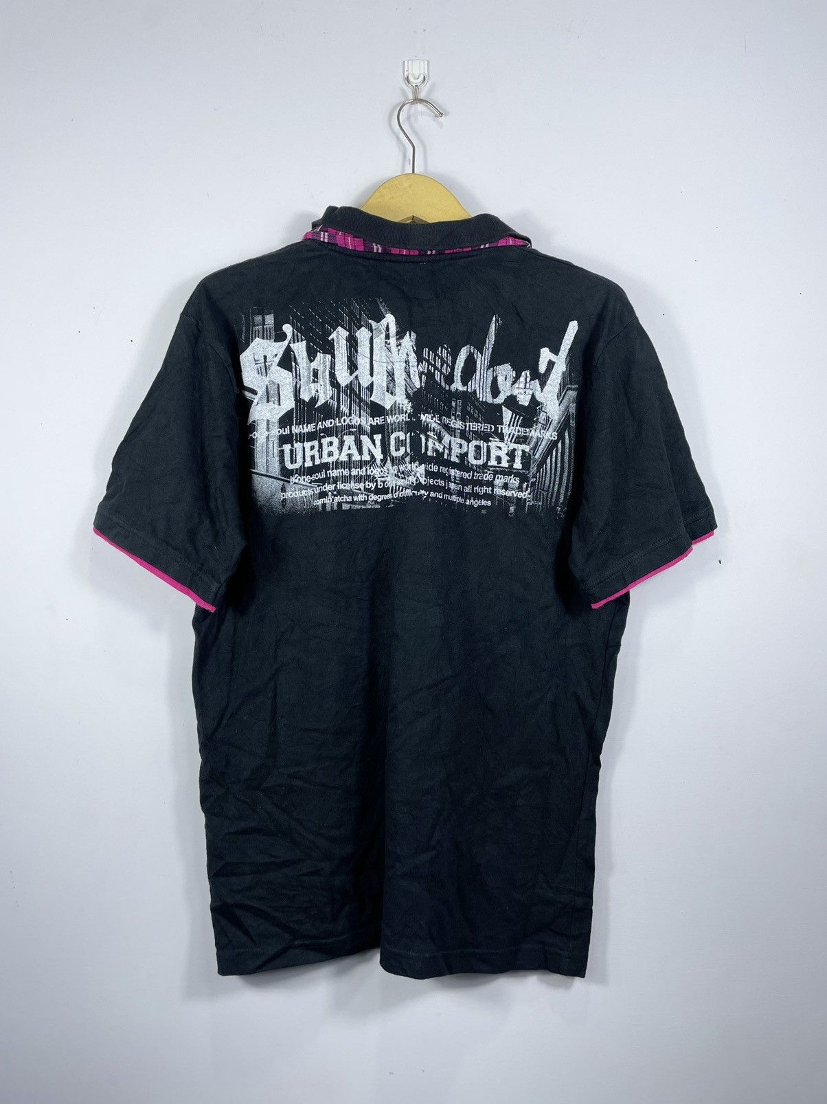 If Six Was Nine × Japanese Brand × Vintage DOUBLE LAYER Poem b-one soul Poloshirt Size US L / EU 52-54 / 3 - 4 Thumbnail