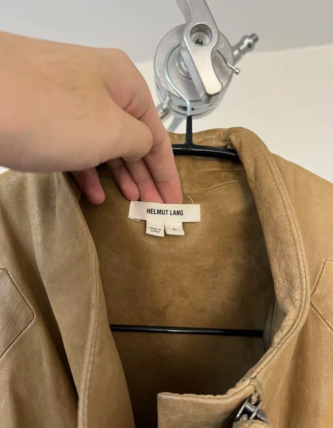 Helmut Lang Helmut lang collar leather jacket 2412-Nextarrow Size US S / EU 44-46 / 1 - 4 Thumbnail