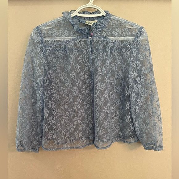 Vintage Vintage Nancy G* lace blouse Size S / US 4 / IT 40 - 1 Thumbnail