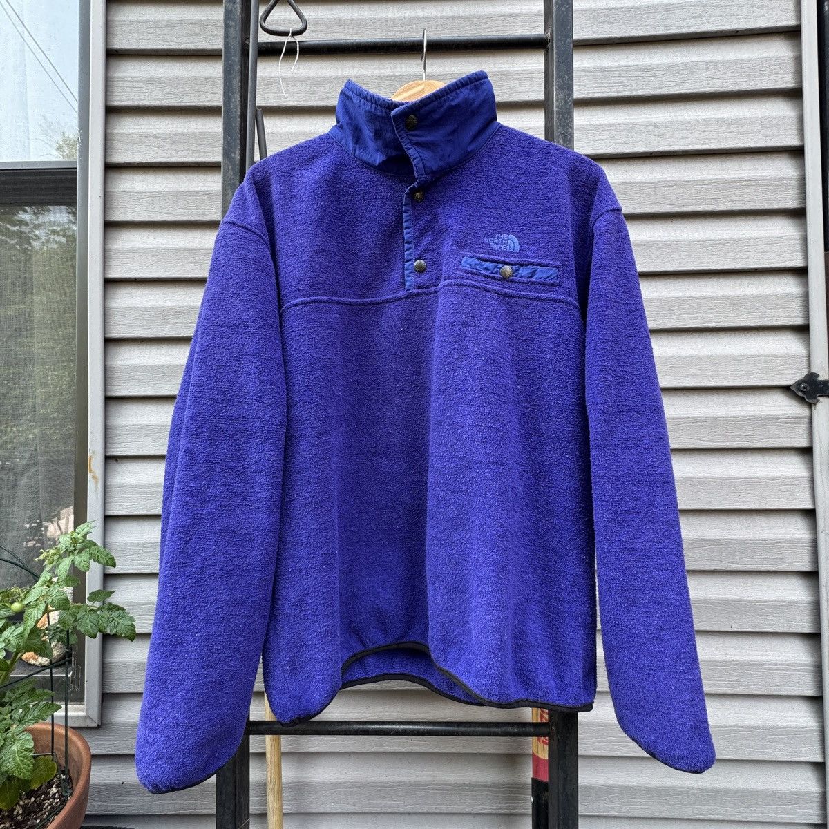The North Face Vintage North Face Terrycloth Fleece Size US L / EU 52-54 / 3 - 1 Thumbnail