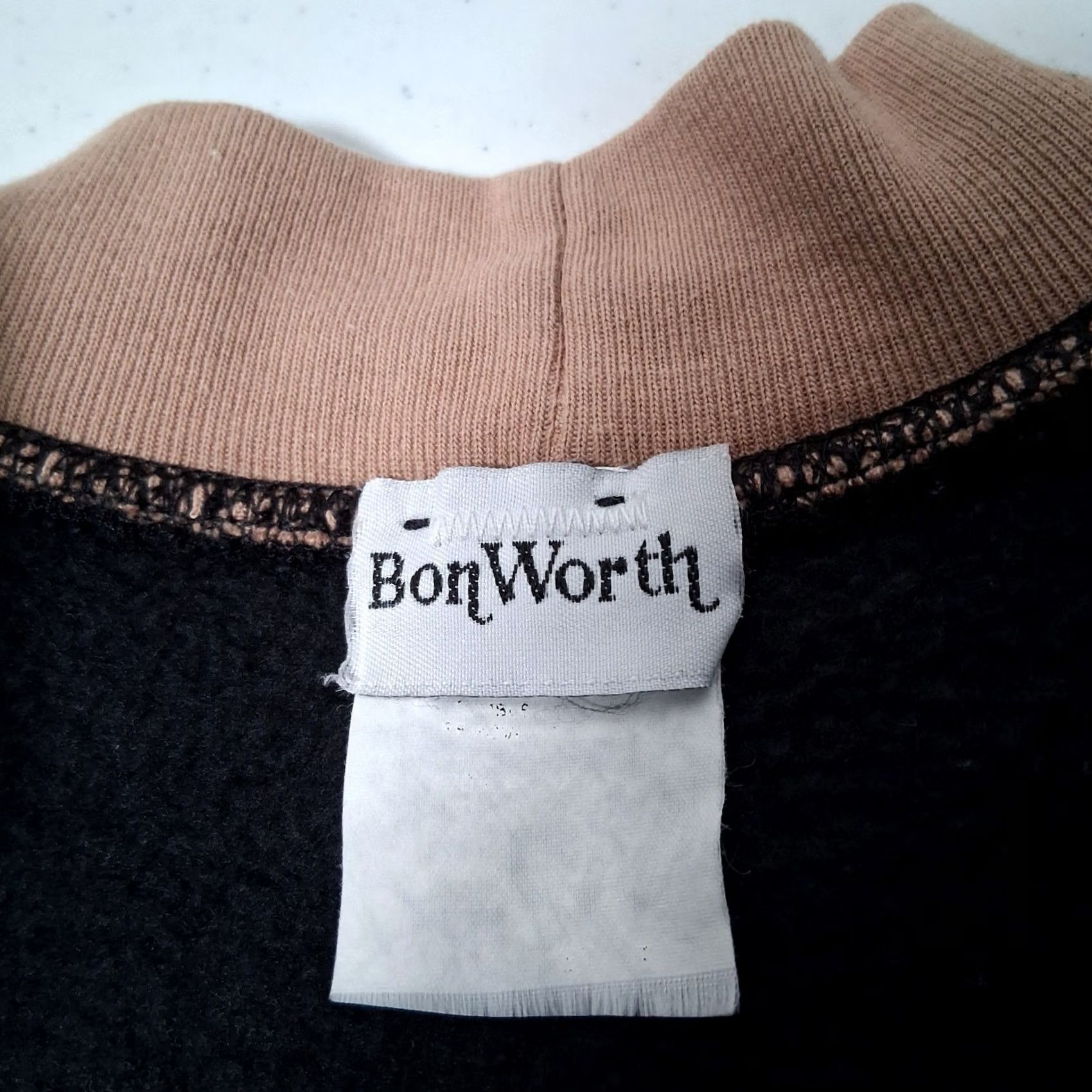 Vintage VINTAGE Bon Worth Sweatshirt XL Double Collar Embroidered Animal Beaded Giraffe Size XL / US 12-14 / IT 48-50 - 4 Thumbnail
