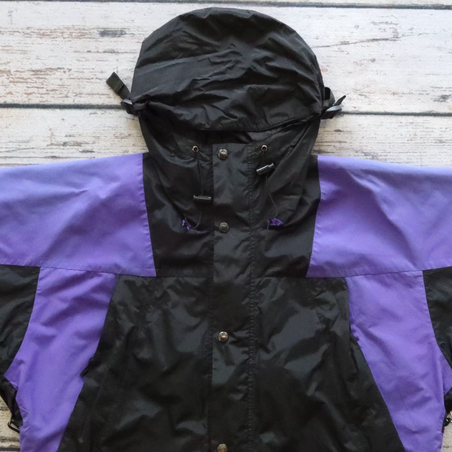 The North Face VINTAGE The North Face Jacket Mountain Parka M Purple Men's 90s USA Made Parka Jacket Size US M / EU 48-50 / 2 - 2 Thumbnail