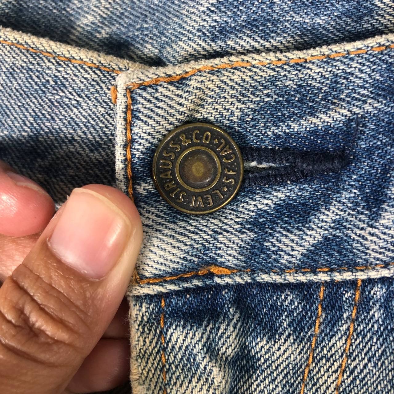 Levi's Vintage Levi's Strauss Distressed Denim Size US 31 - 7 Thumbnail