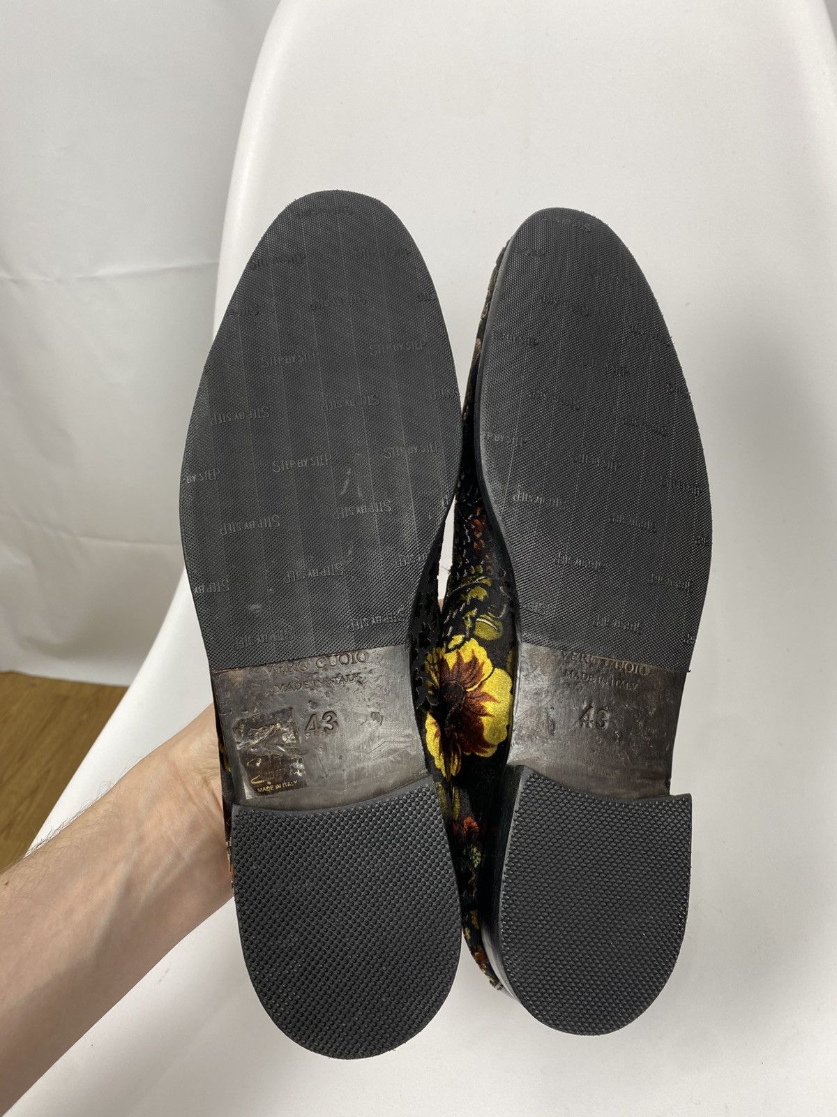 Other Re Ferdinando Italy Velour Loafers Embroidered Baroque 43 Size US 10 / EU 43 - 7 Thumbnail