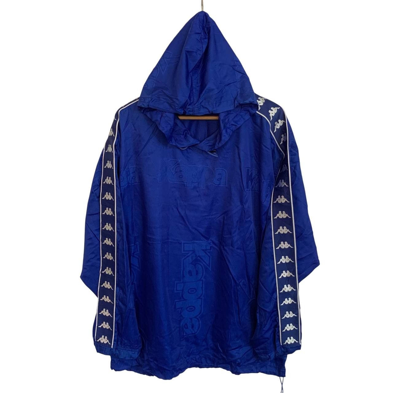 Kappa Vintage Kappa Sweater Blue Big Logo XL size windbreaker Size US XL / EU 56 / 4 - 2 Thumbnail