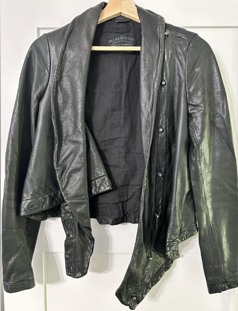 Allsaints ALLSAINTS asymmetrical leather jacket Size M / US 6-8 / IT 42-44 - 3 Thumbnail