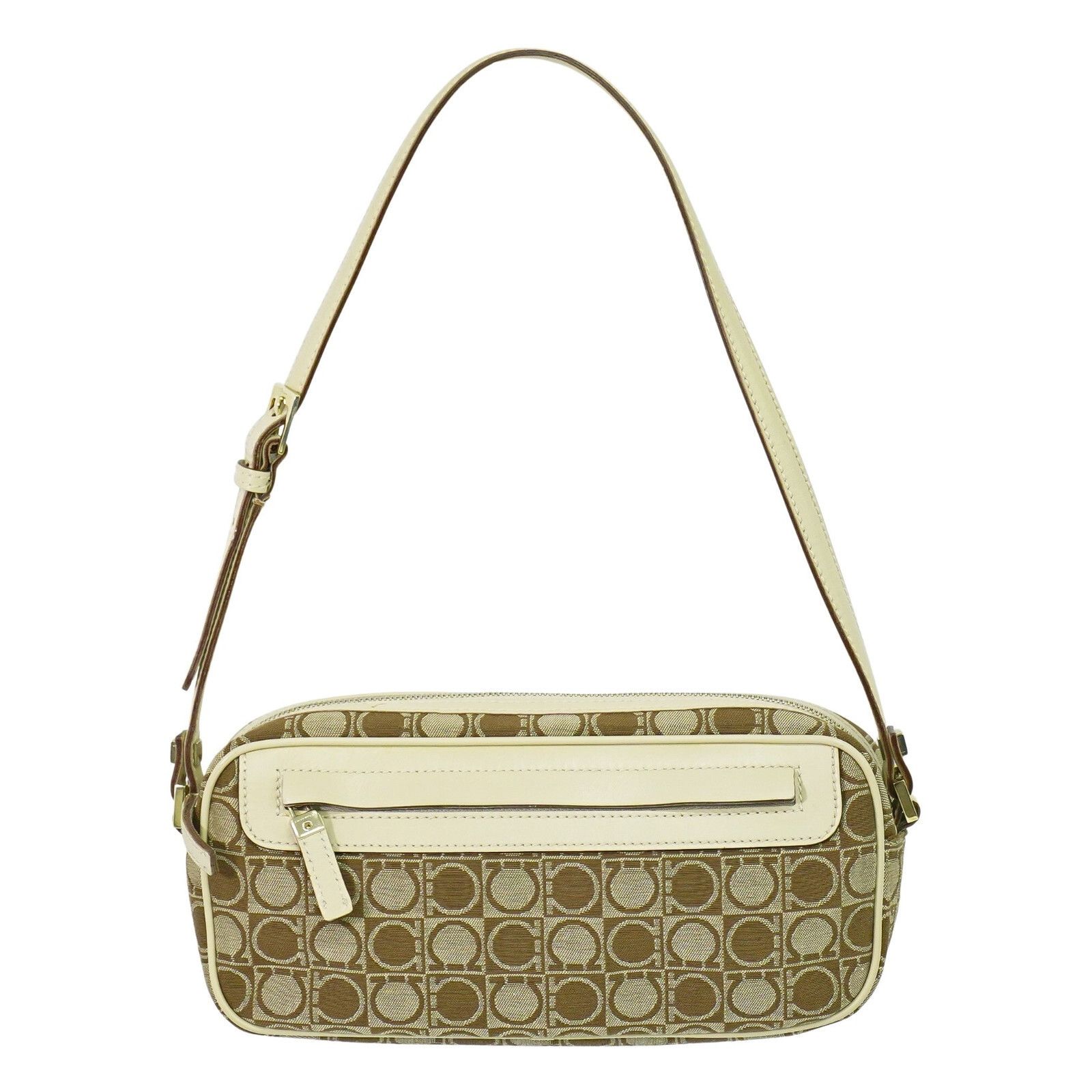 Salvatore Ferragamo Salvatore Ferragamo Gancini Shoulder Bag Canvas Size ONE SIZE - 1 Thumbnail