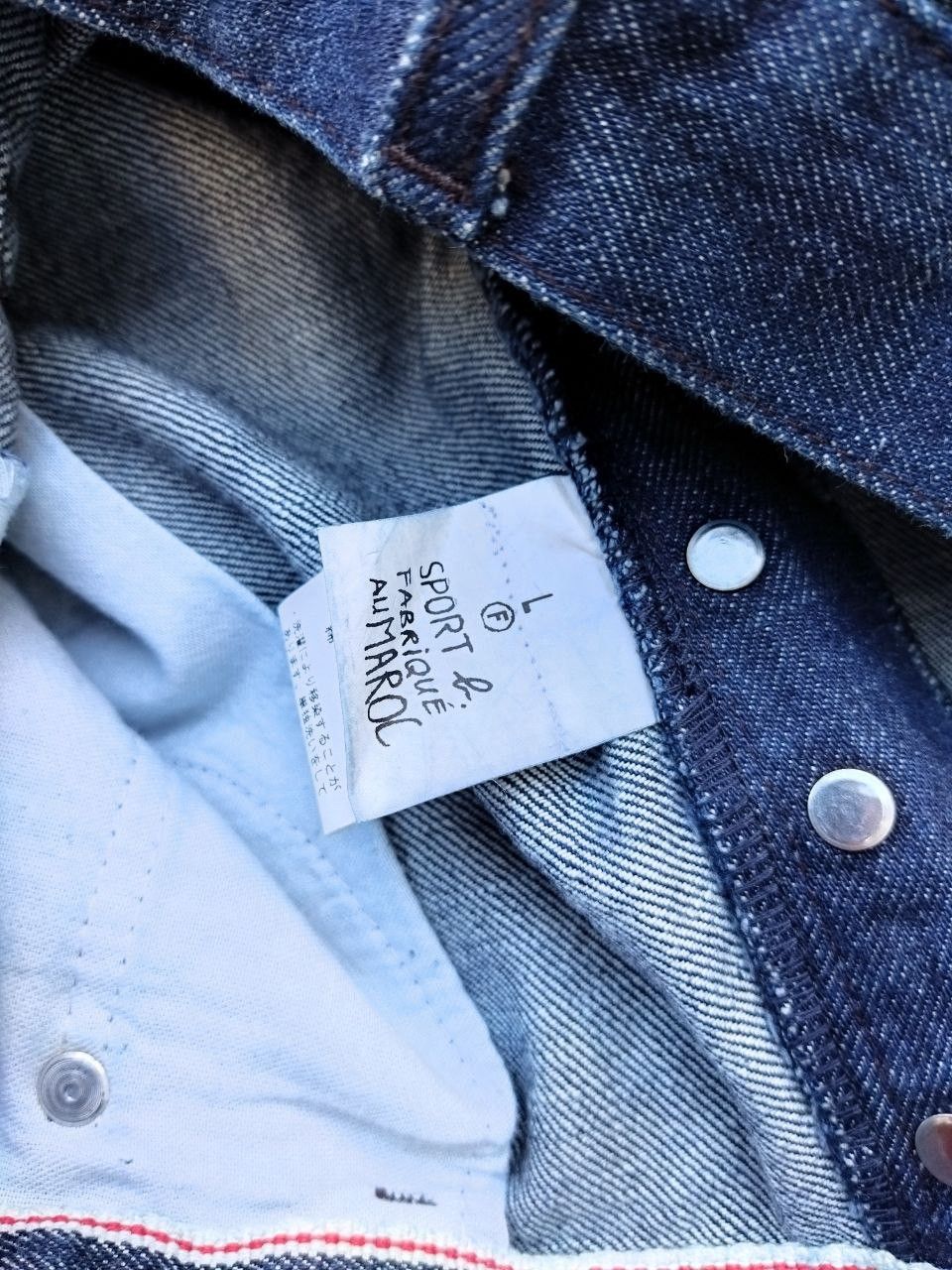 agnes b. Vintage Agnes B. Sport Selvedge Jeans - Size L Size US 33 - 8 Thumbnail