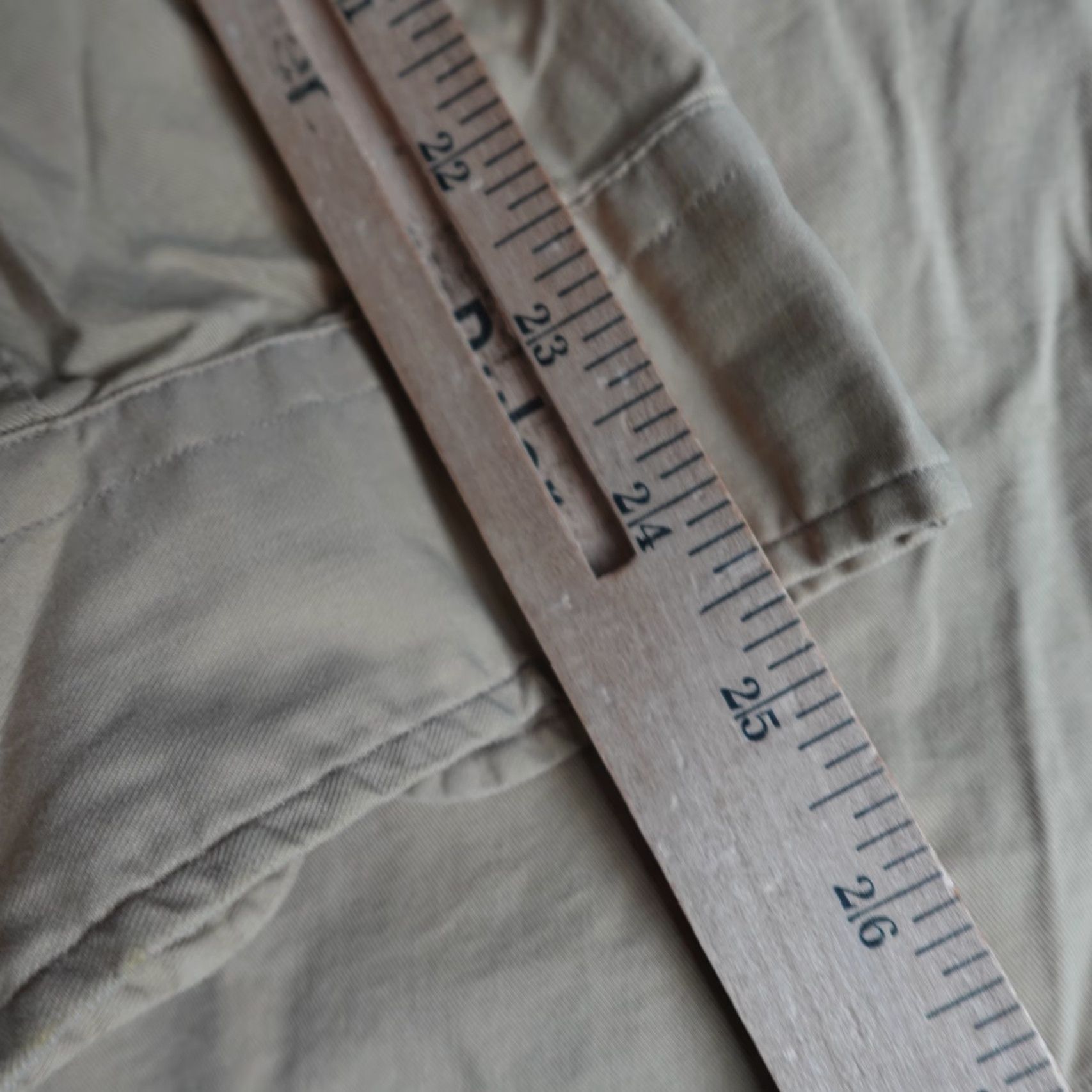Polo Ralph Lauren VINTAGE Polo Ralph Lauren Shirt 2XL Beige GI Epaulets Cotton Blend Shirt (2XL, Beige, Button-Up, Men) Size US XXL / EU 58 / 5 - 8 Thumbnail