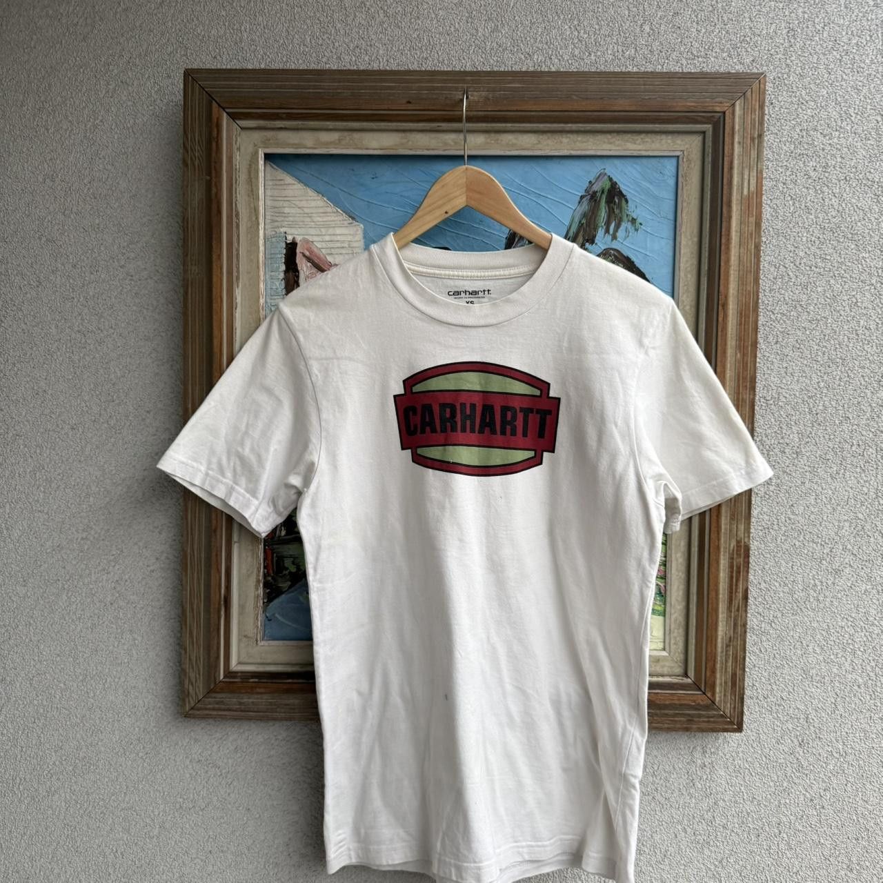 Carhartt Carhartt Logo T shirt White WIP Size US XS / EU 42 / 0 - 2 Thumbnail
