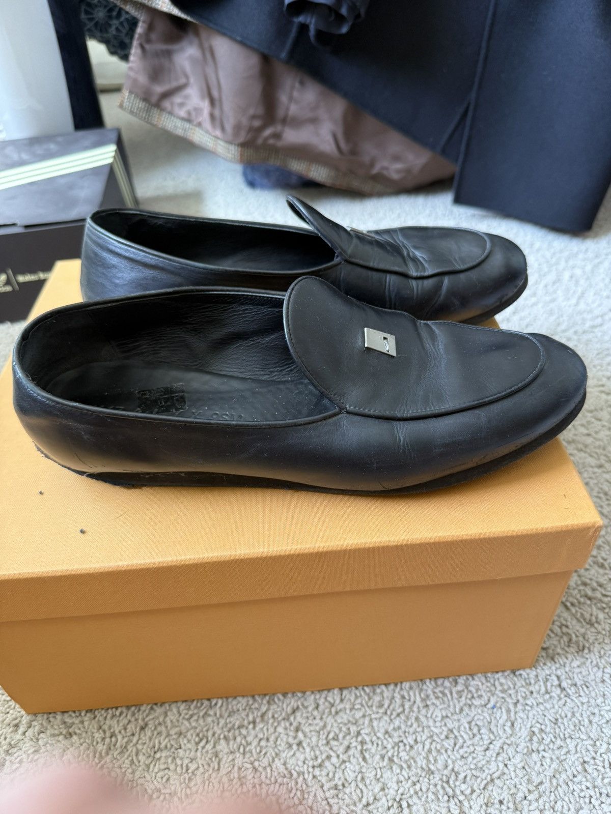 Alyx Black leather loafers Size US 9 / EU 42 - 2 Thumbnail
