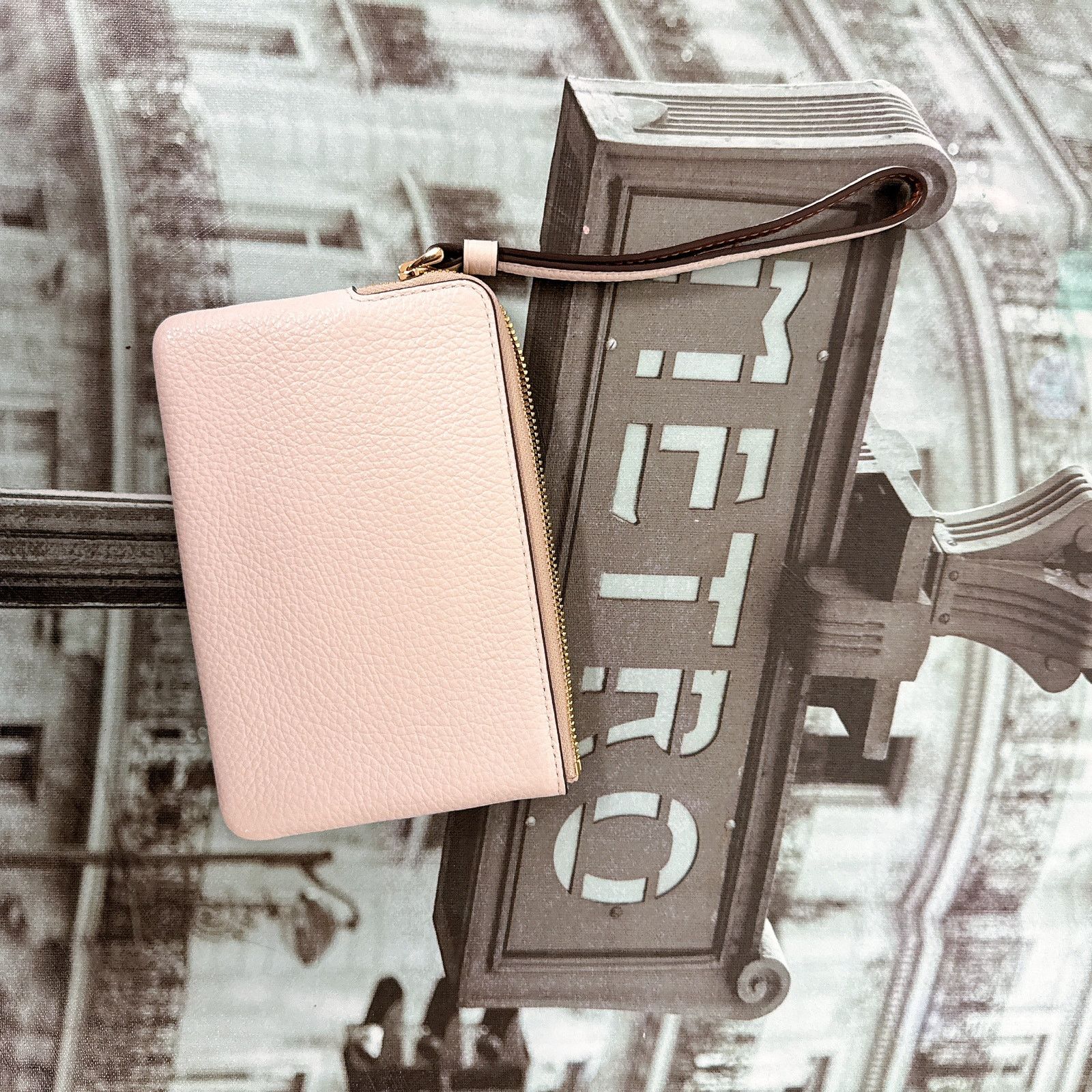 Coach Coach CH311 Corner Zip Wristlet With Coach Stripe Size ONE SIZE - 2 Thumbnail