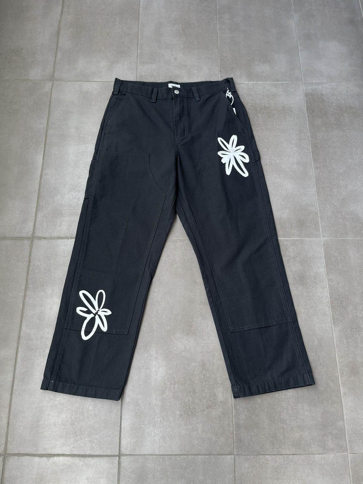 Obey !DS! SS23 Obey Big Timer Twill Printed Carpenter Work Pants Size US 32 / EU 48 - 6 Thumbnail
