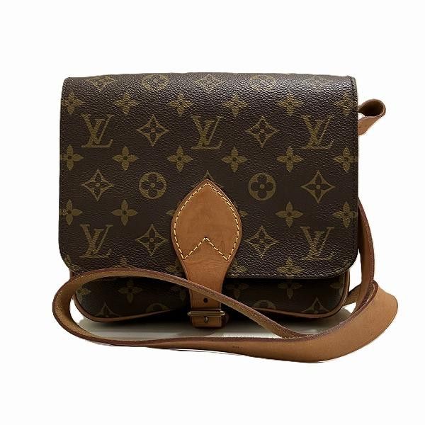 Louis Vuitton Louis Vuitton Cartouchiere Monogram Shoulder Bag Canvas Shoulder Bag M51253 in Brown, Women's