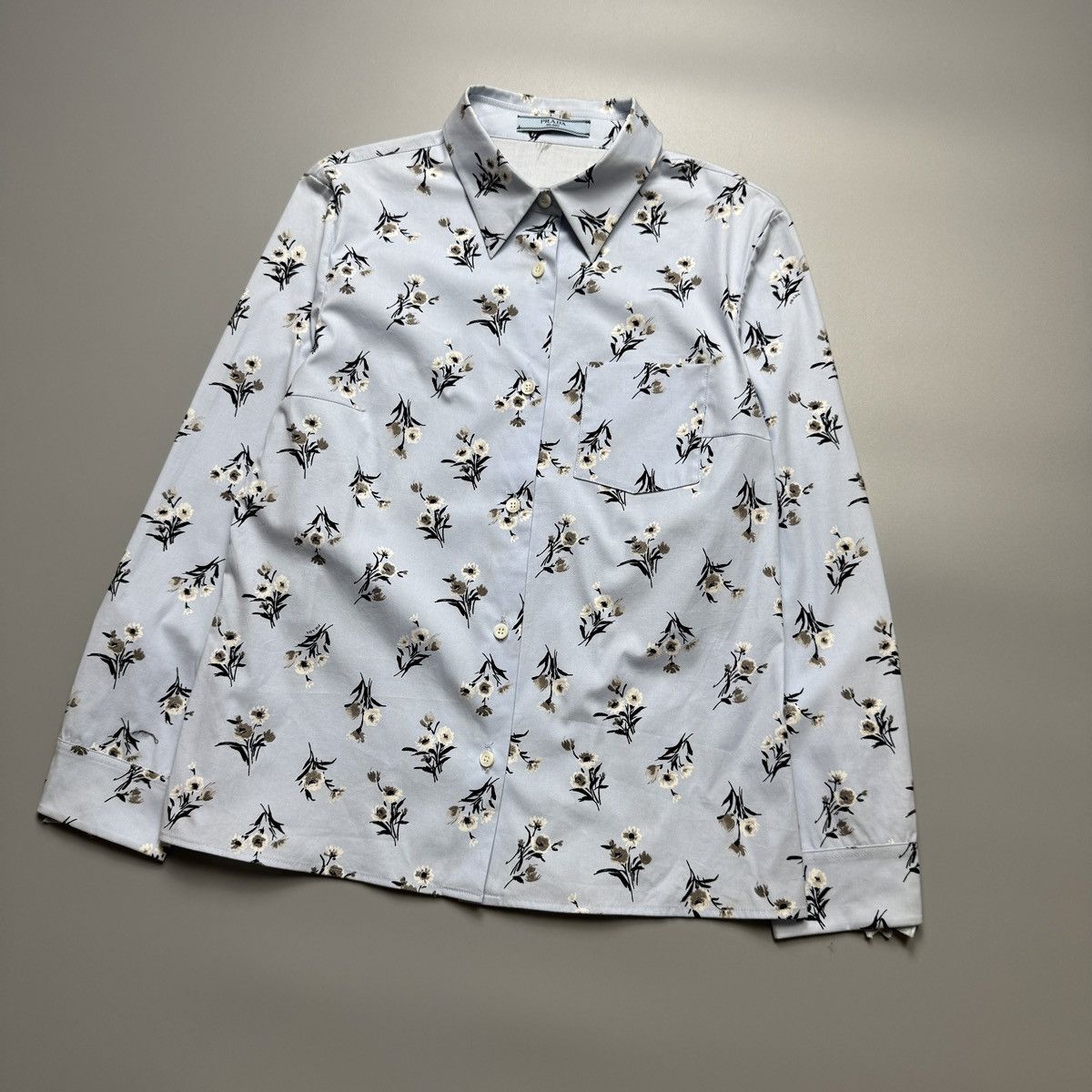 Prada Prada - Fall winter Floral Longsleeve Size S / US 4 / IT 40 - 5 Thumbnail