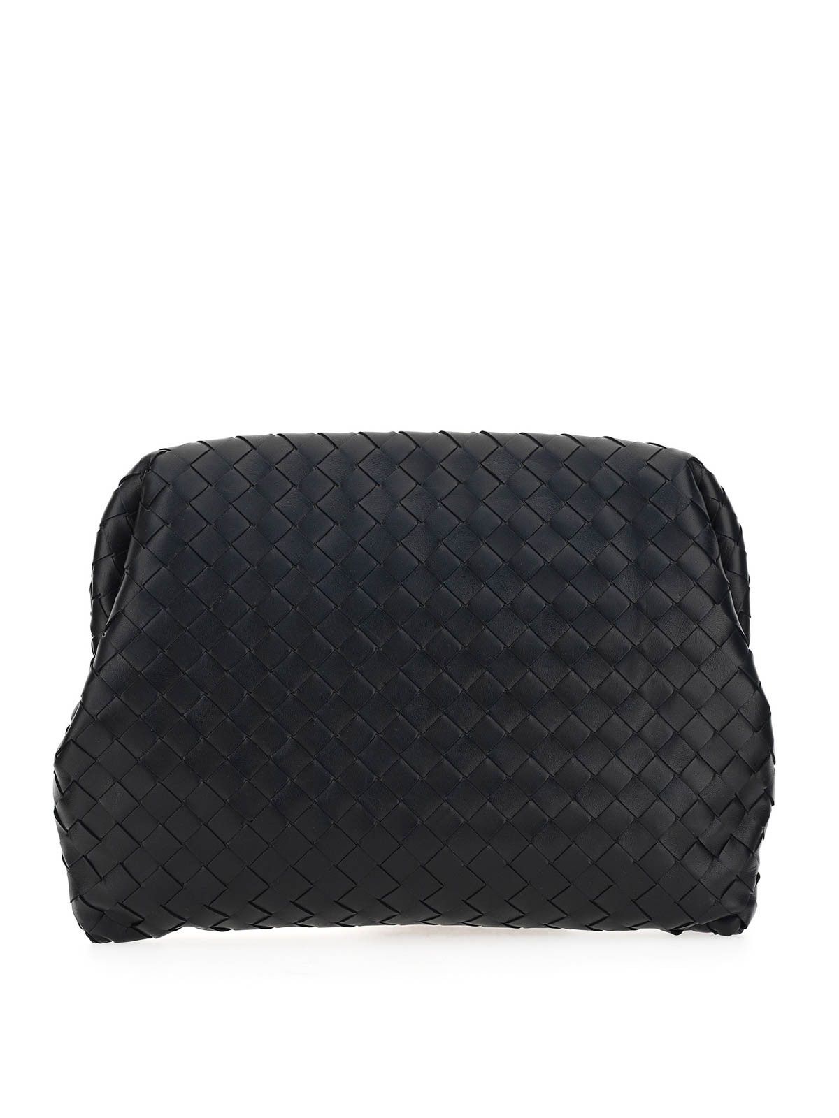 Bottega Veneta o1w1db10525 Size: OS / Clasp Pouch in Black Size ONE SIZE - 1 Thumbnail