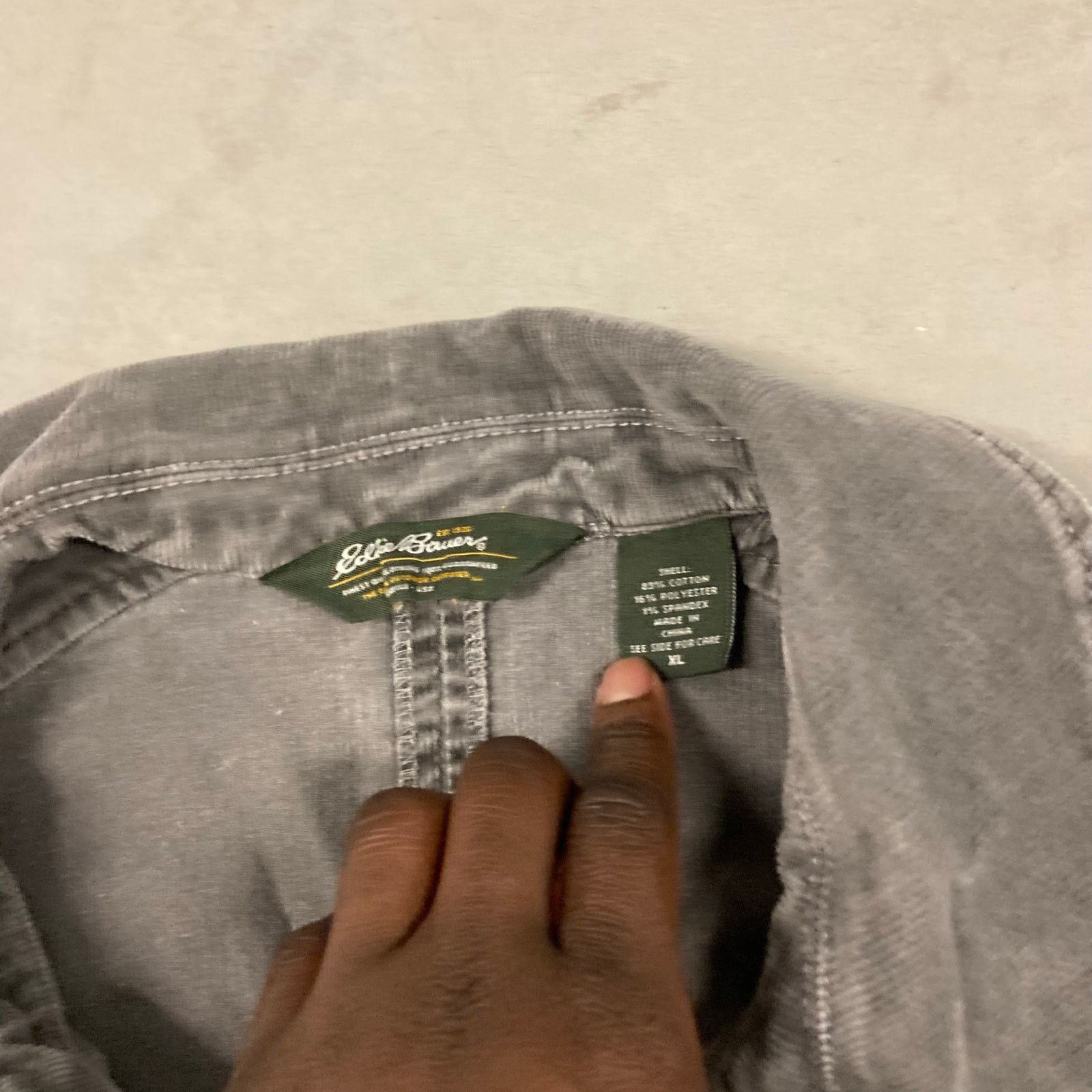 Eddie Bauer × Vintage vintage y2k Eddie Bauer corduroy field jacket Size US L / EU 52-54 / 3 - 4 Thumbnail