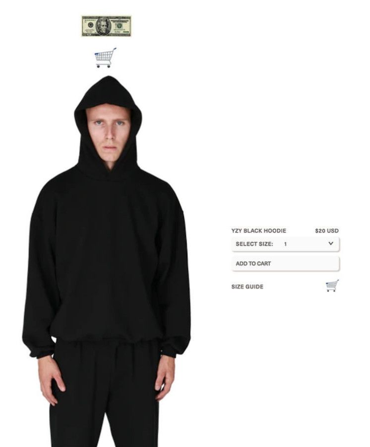 Kanye West × Yeezy Yeezy Hoodie Size US XL / EU 56 / 4 - 4 Thumbnail